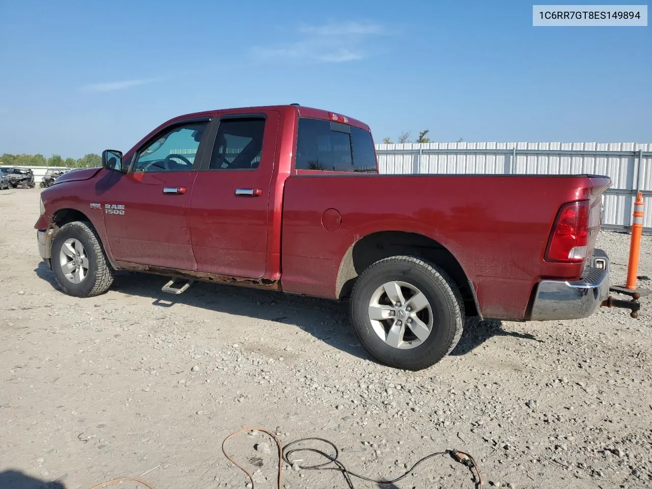 2014 Ram 1500 Slt VIN: 1C6RR7GT8ES149894 Lot: 71296524