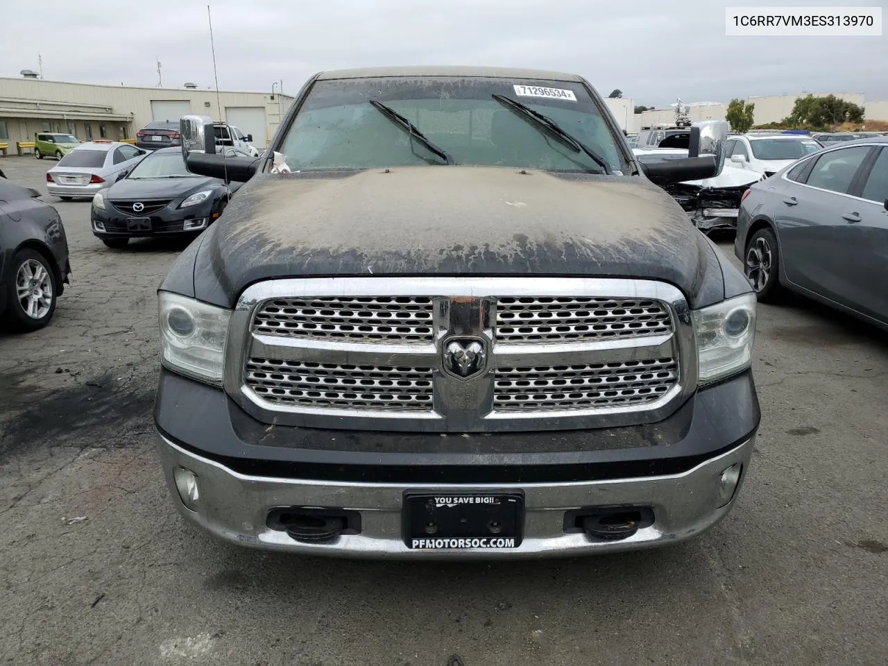 2014 Ram 1500 Laramie VIN: 1C6RR7VM3ES313970 Lot: 71296534