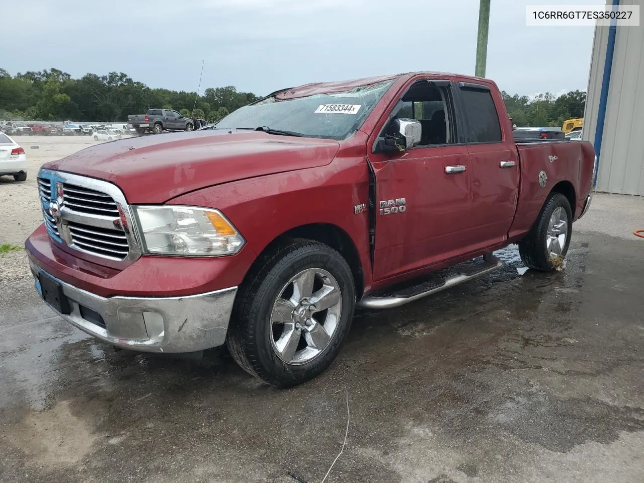 2014 Ram 1500 Slt VIN: 1C6RR6GT7ES350227 Lot: 71583344