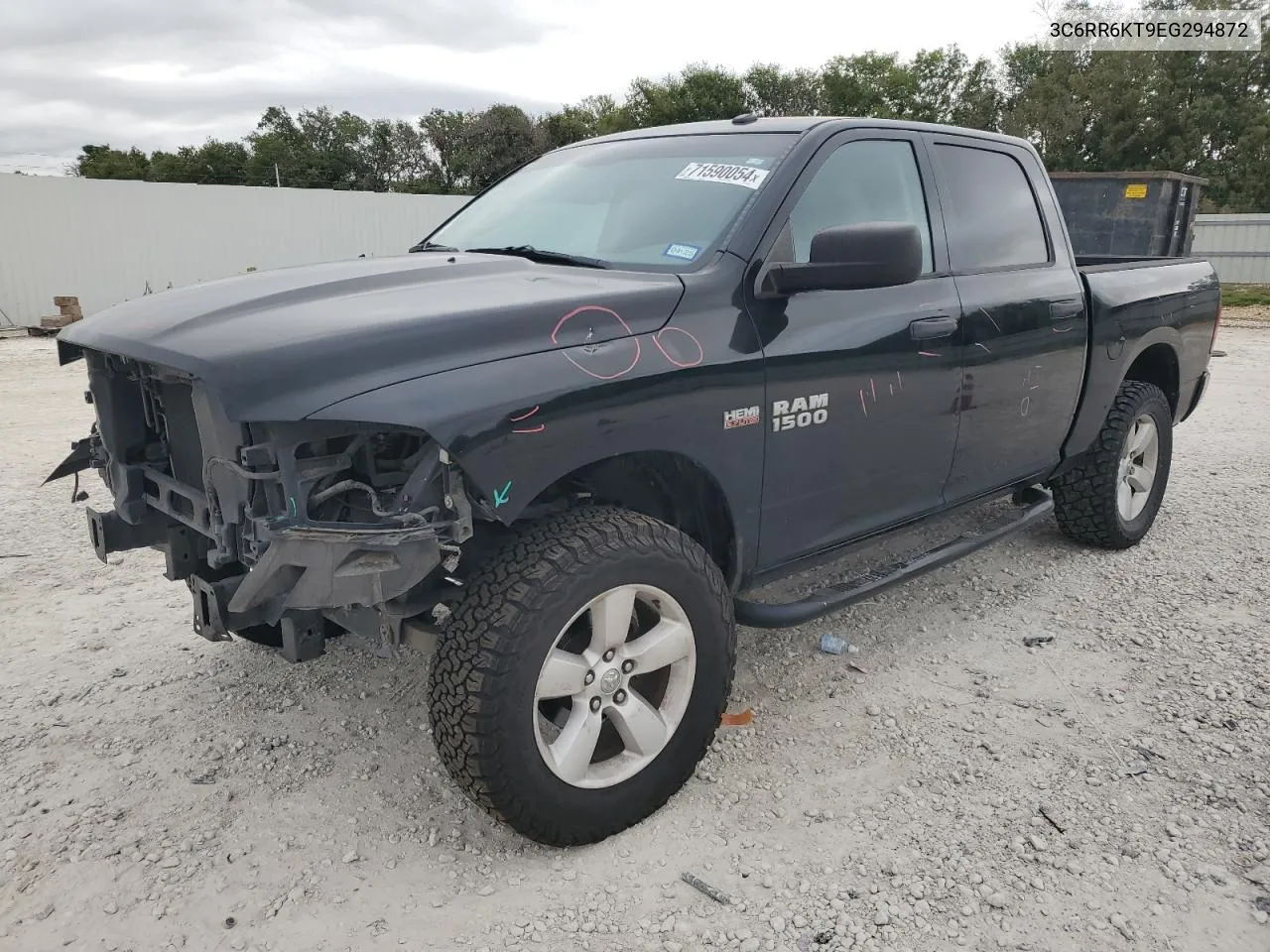 2014 Ram 1500 St VIN: 3C6RR6KT9EG294872 Lot: 71590054