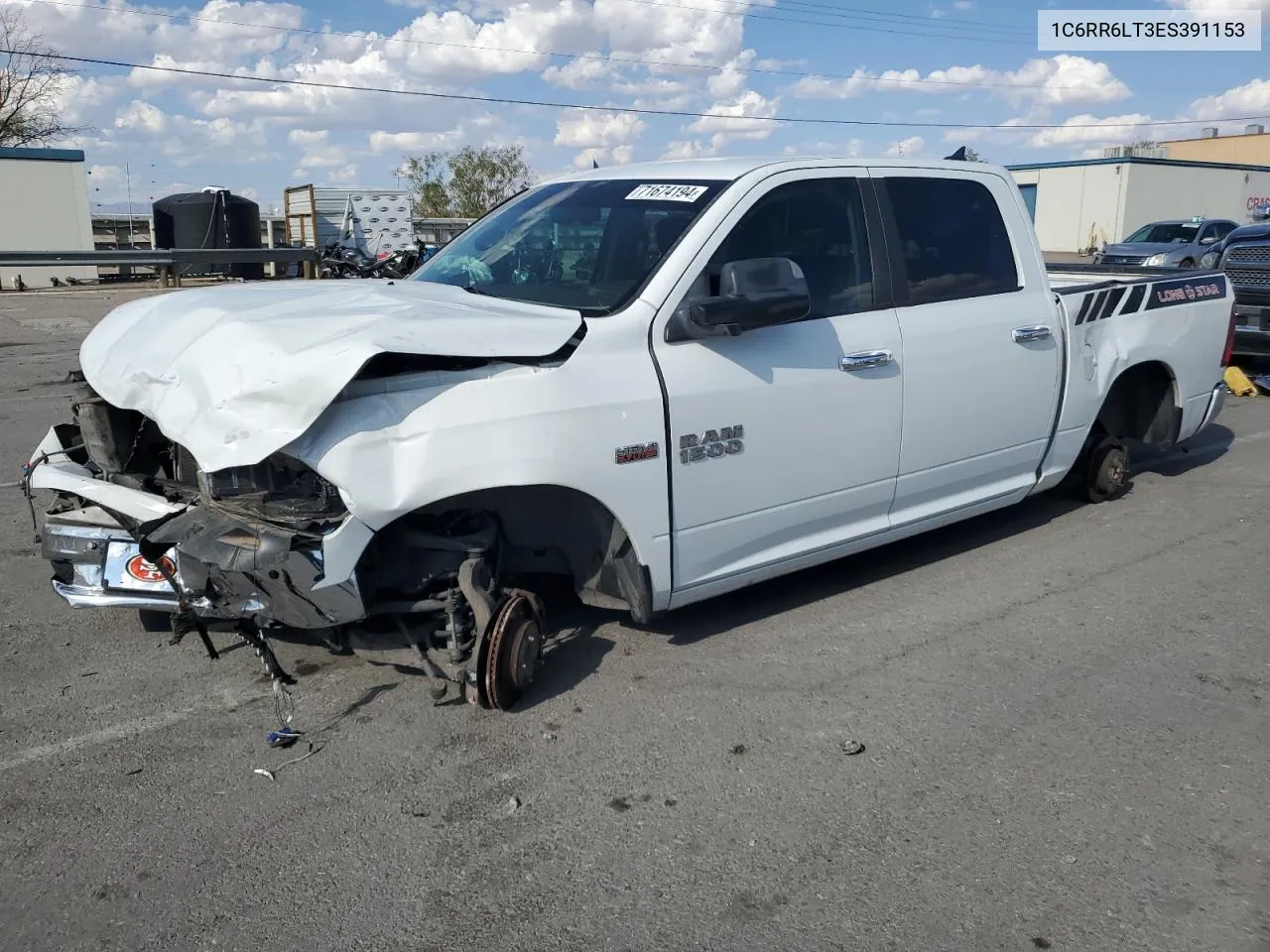 2014 Ram 1500 Slt VIN: 1C6RR6LT3ES391153 Lot: 71674194