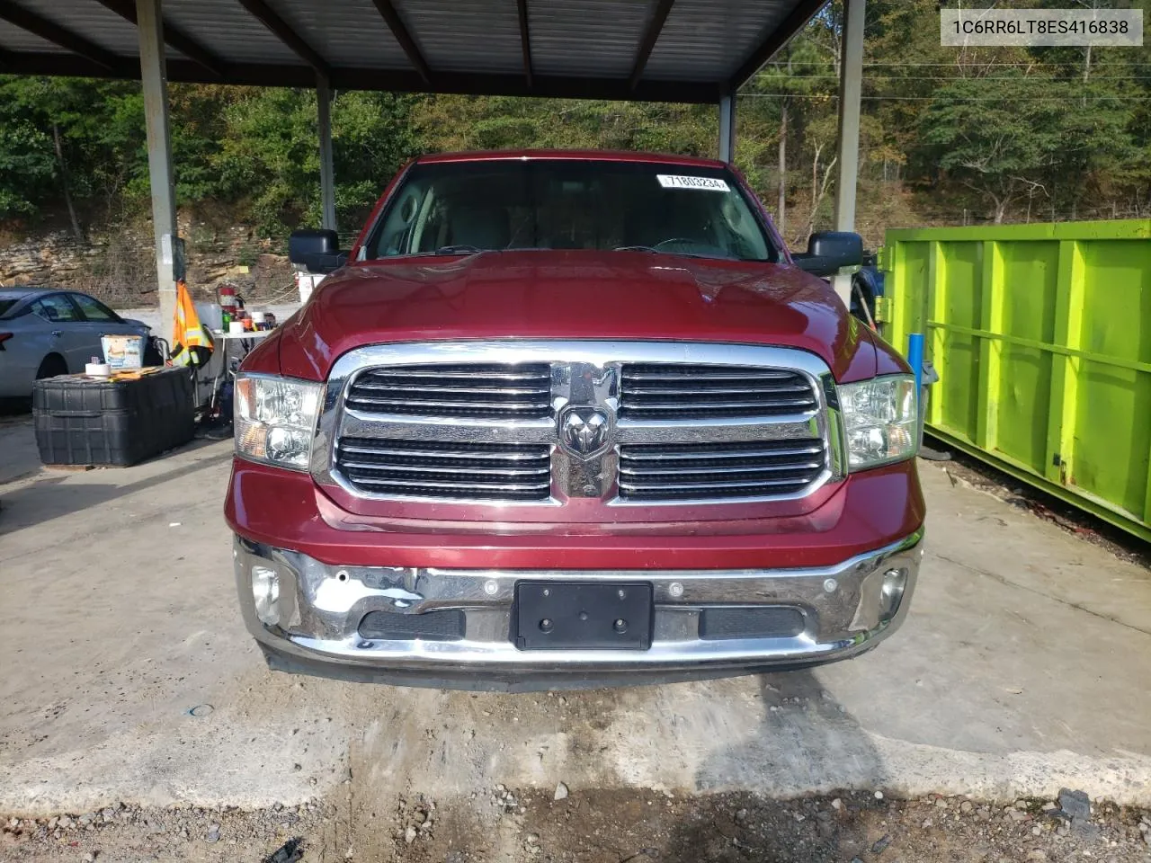 2014 Ram 1500 Slt VIN: 1C6RR6LT8ES416838 Lot: 71803234