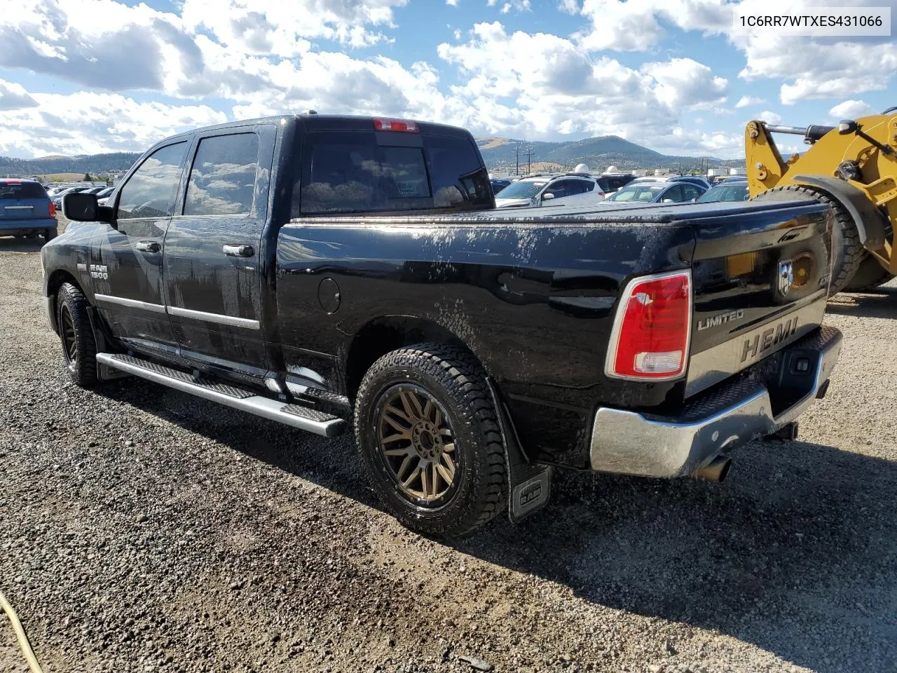 2014 Ram 1500 Longhorn VIN: 1C6RR7WTXES431066 Lot: 72027034