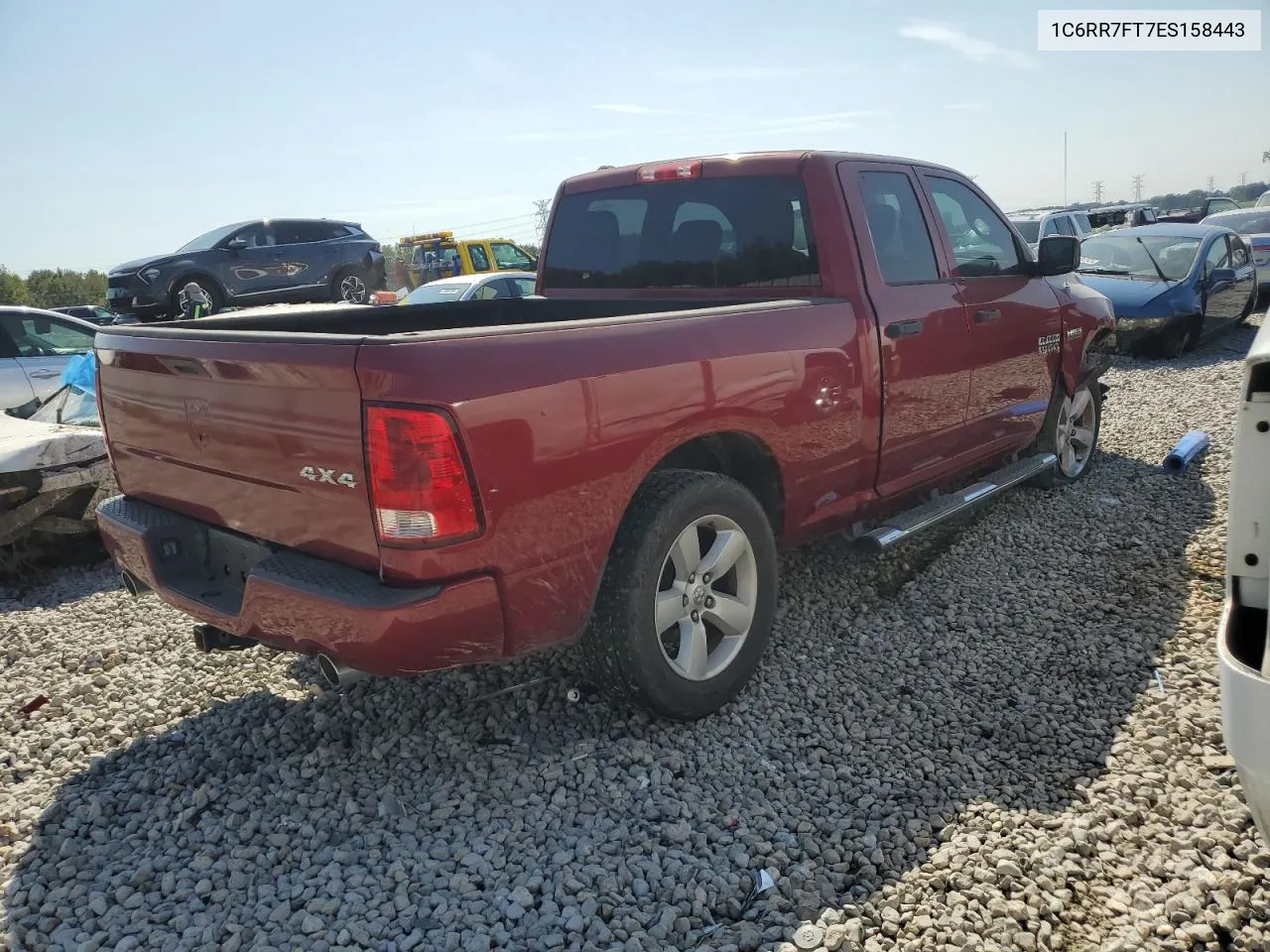 2014 Ram 1500 St VIN: 1C6RR7FT7ES158443 Lot: 72068954