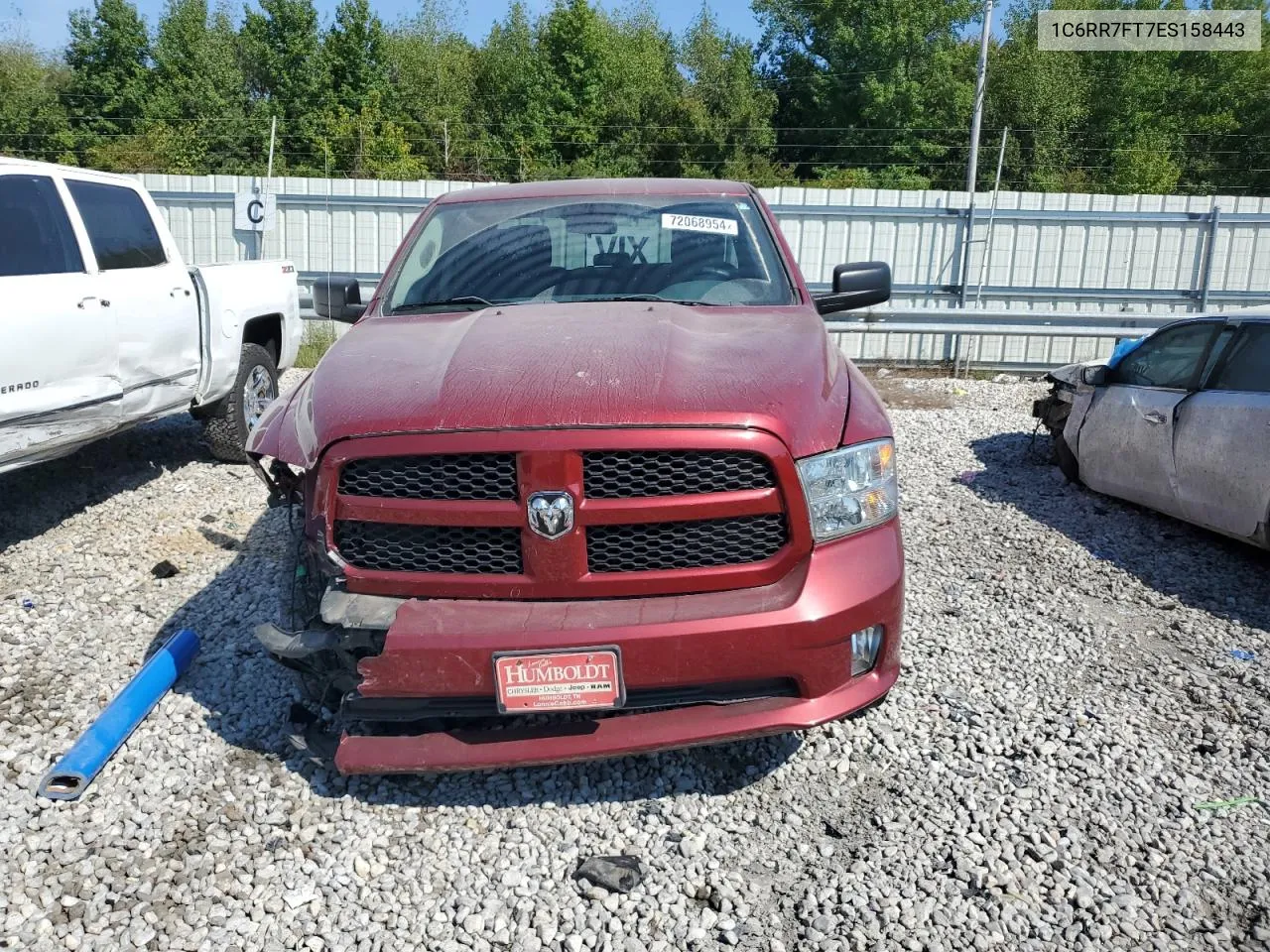 2014 Ram 1500 St VIN: 1C6RR7FT7ES158443 Lot: 72068954