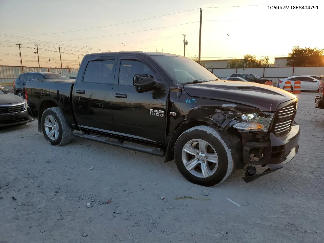 2014 Ram 1500 Sport VIN: 1C6RR7MT8ES404791 Lot: 72637074