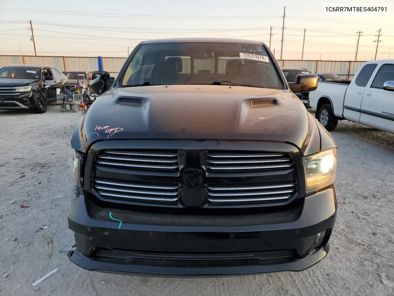 2014 Ram 1500 Sport VIN: 1C6RR7MT8ES404791 Lot: 72637074