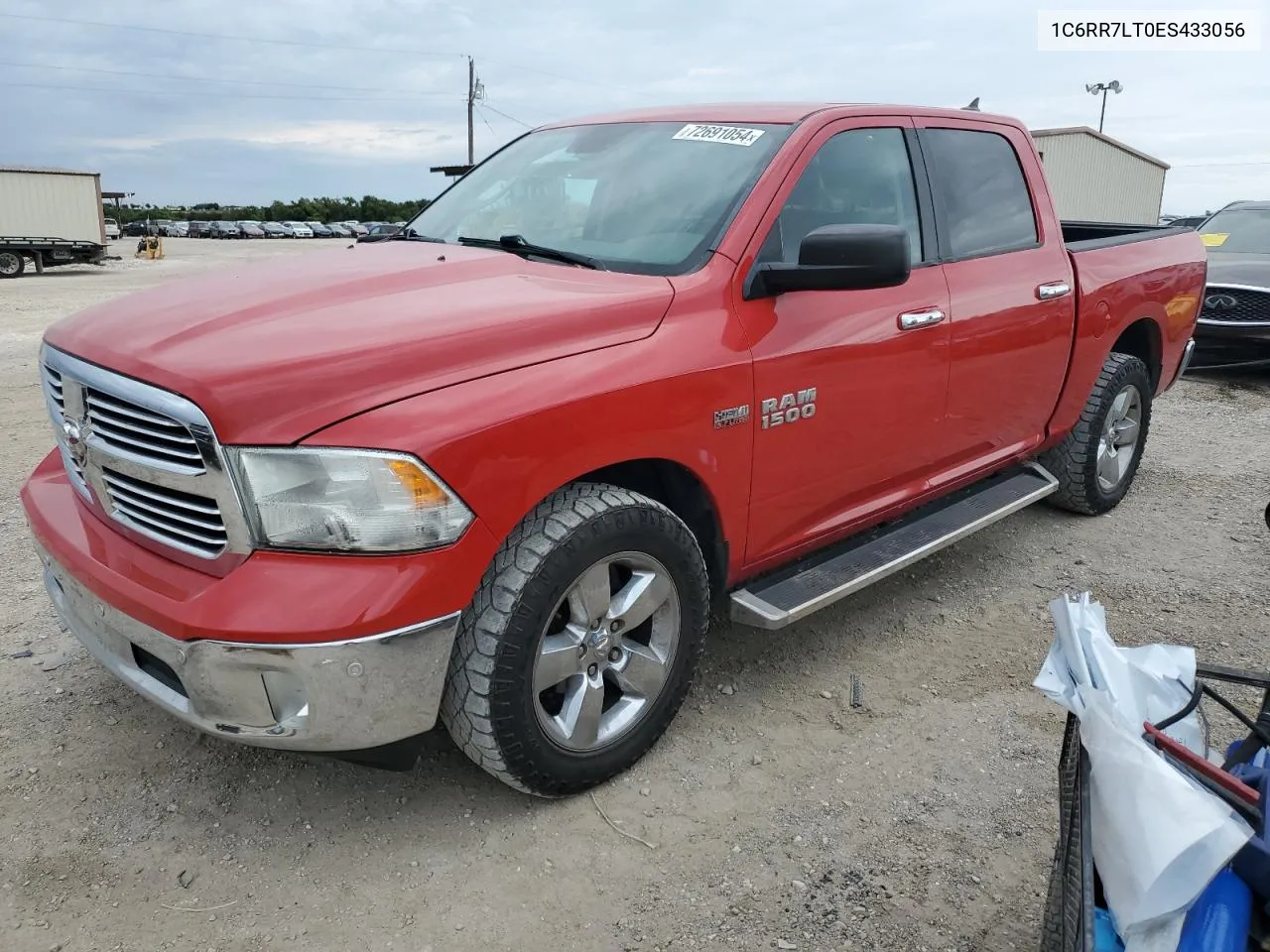 2014 Ram 1500 Slt VIN: 1C6RR7LT0ES433056 Lot: 72691054