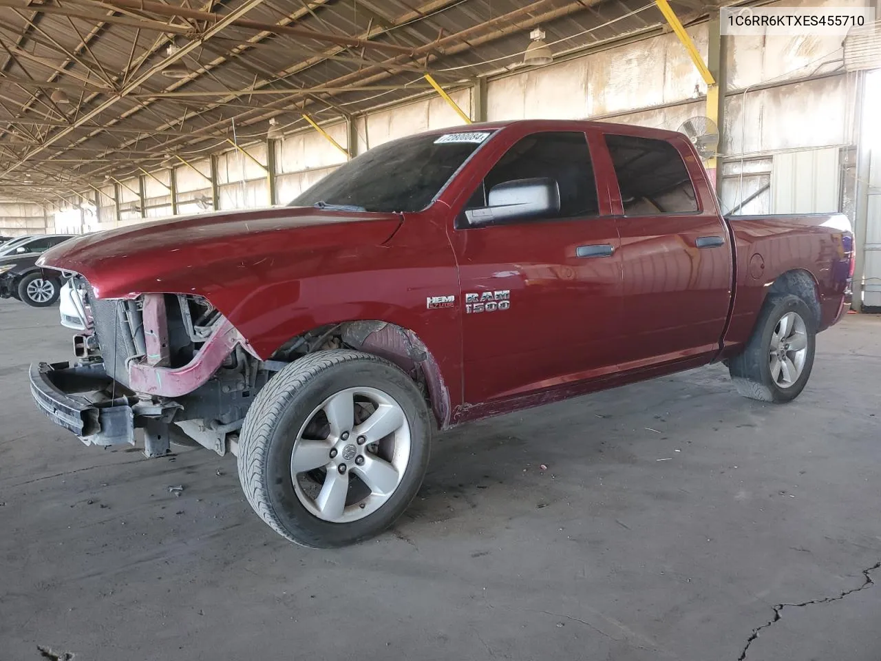 2014 Ram 1500 St VIN: 1C6RR6KTXES455710 Lot: 72800084