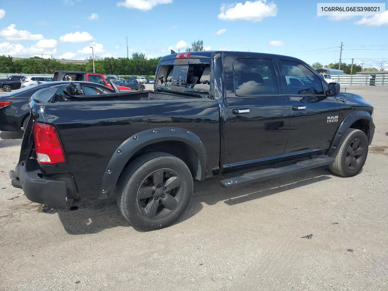 2014 Ram 1500 Slt VIN: 1C6RR6LG6ES398021 Lot: 72802014