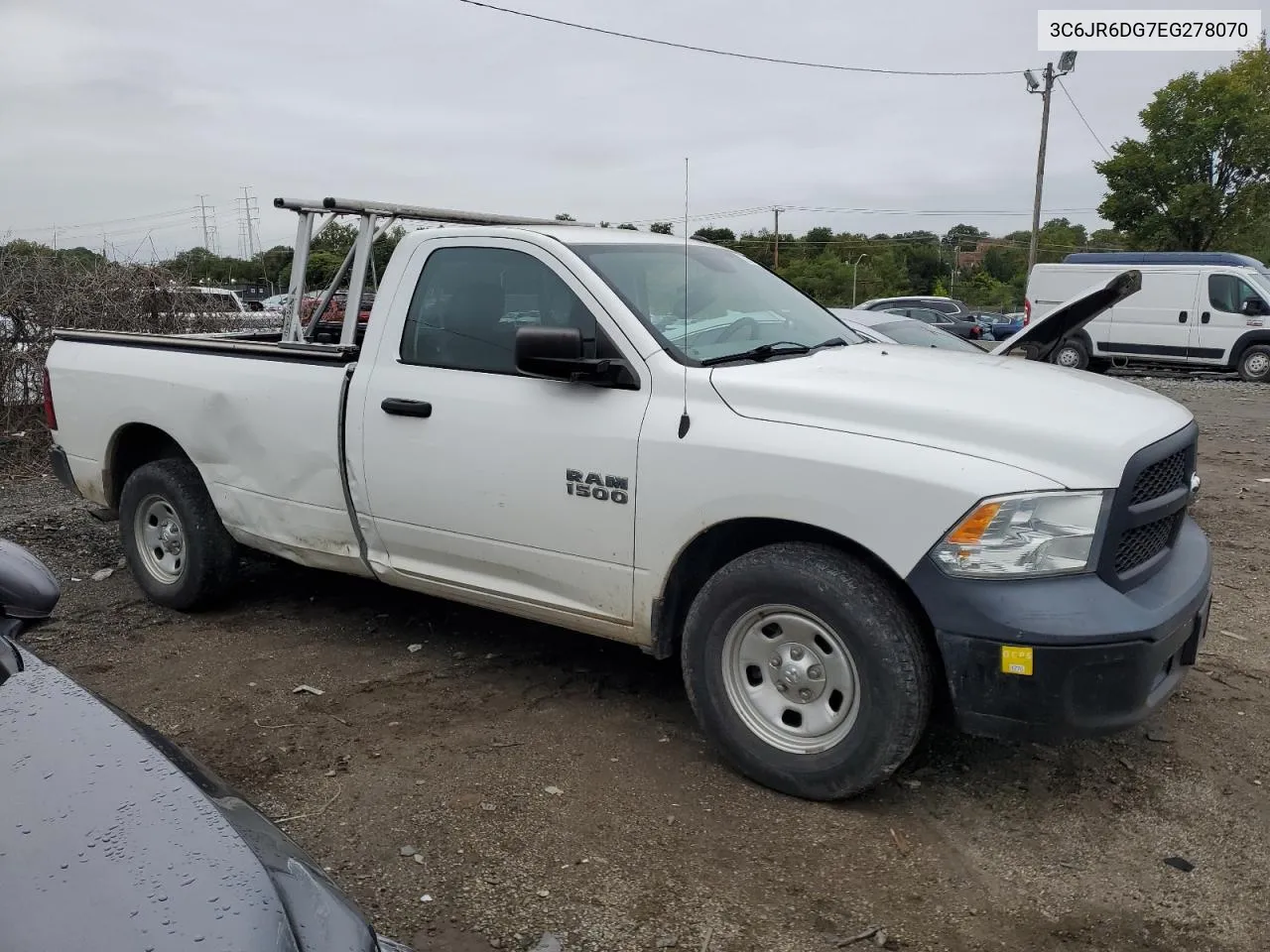 2014 Ram 1500 St VIN: 3C6JR6DG7EG278070 Lot: 72851104