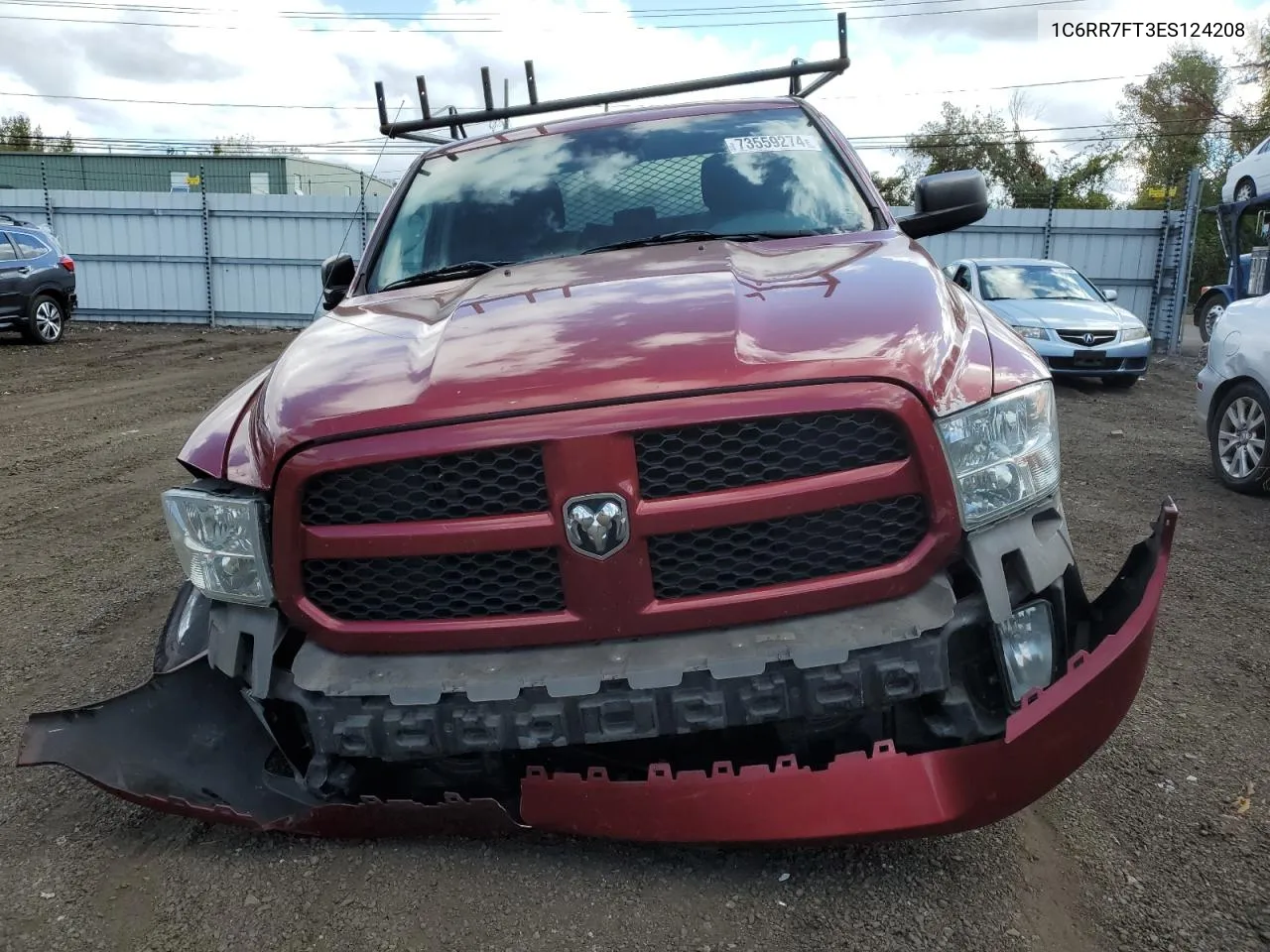 2014 Ram 1500 St VIN: 1C6RR7FT3ES124208 Lot: 73559274