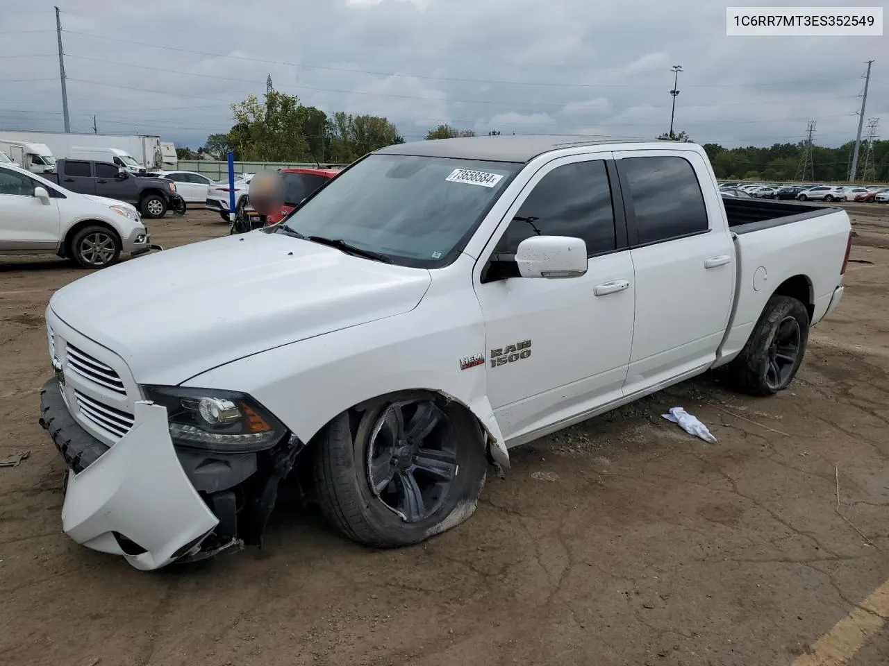 2014 Ram 1500 Sport VIN: 1C6RR7MT3ES352549 Lot: 73658584