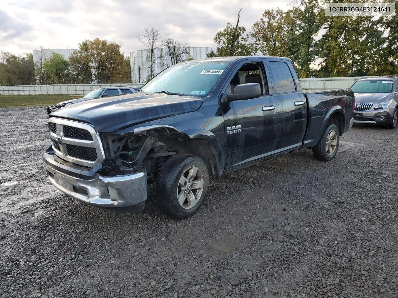 2014 Ram 1500 Slt VIN: 1C6RR7GG4ES124641 Lot: 73670504