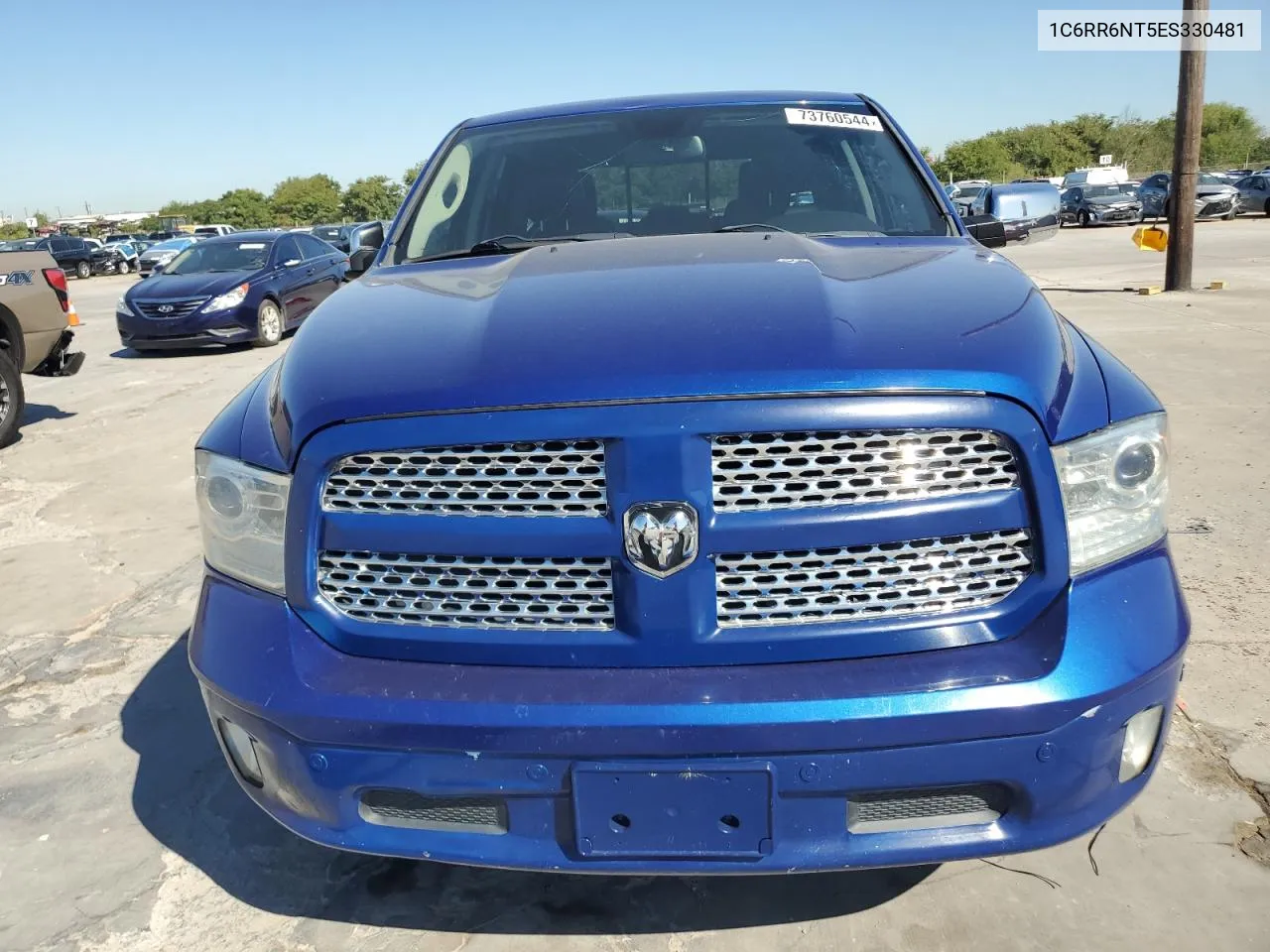 2014 Ram 1500 Laramie VIN: 1C6RR6NT5ES330481 Lot: 73760544