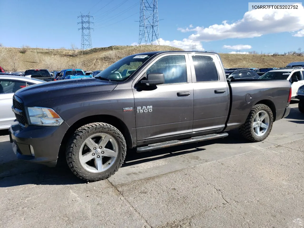 2014 Ram 1500 St VIN: 1C6RR7FT0ES202752 Lot: 74015914