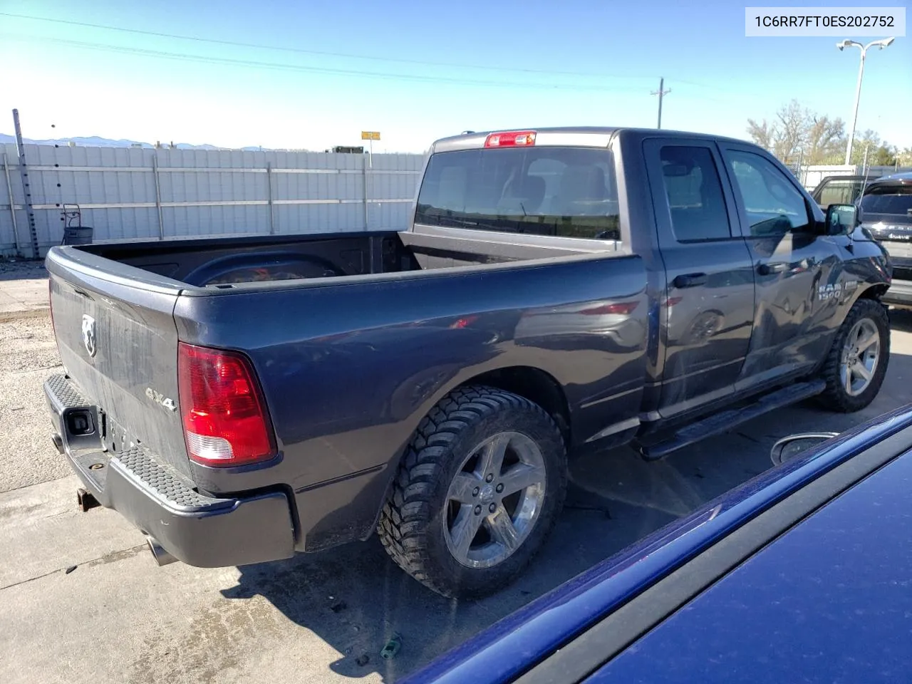 2014 Ram 1500 St VIN: 1C6RR7FT0ES202752 Lot: 74015914