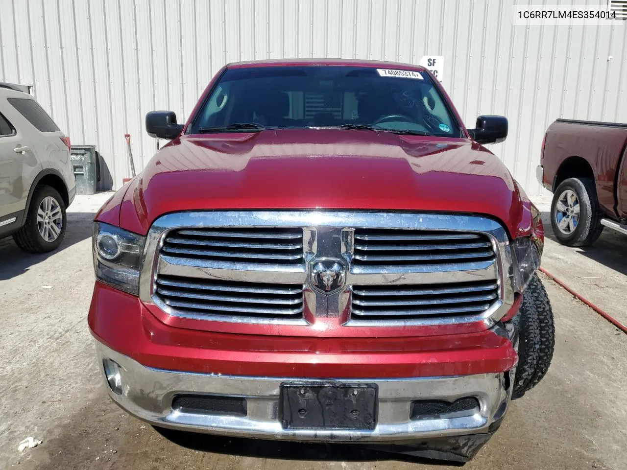 2014 Ram 1500 Slt VIN: 1C6RR7LM4ES354014 Lot: 74085374