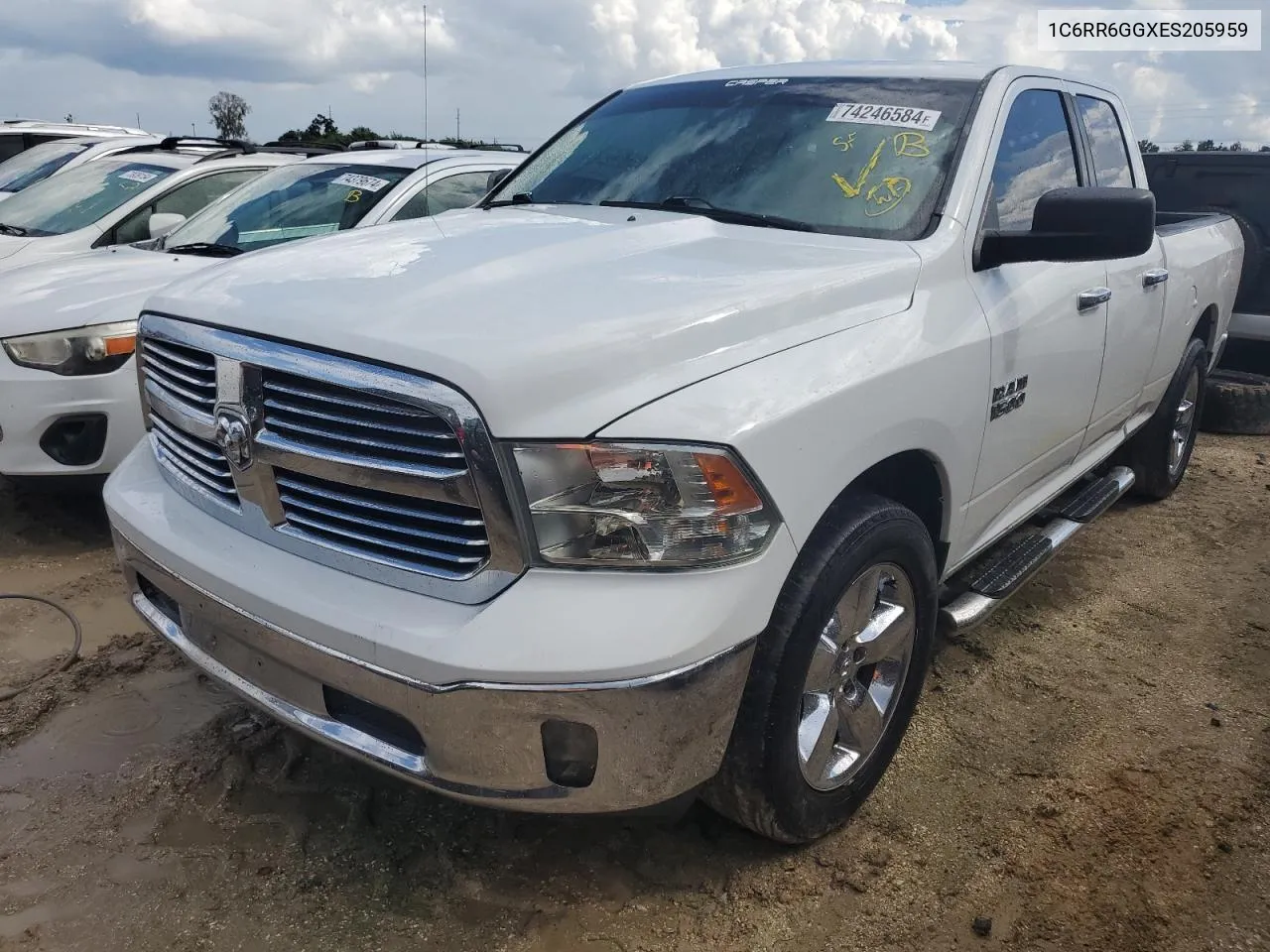 2014 Ram 1500 Slt VIN: 1C6RR6GGXES205959 Lot: 74246584