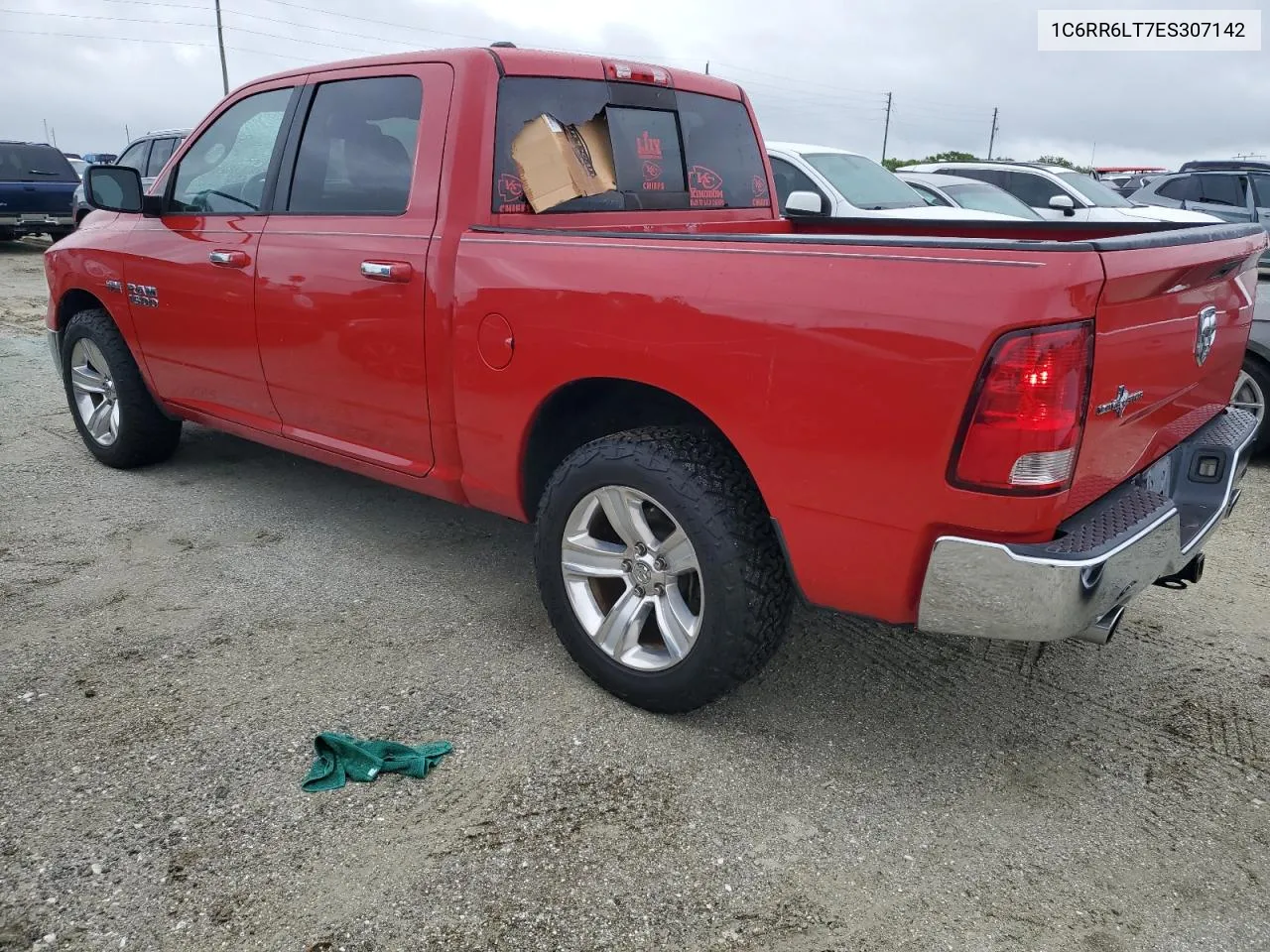 2014 Ram 1500 Slt VIN: 1C6RR6LT7ES307142 Lot: 74415714