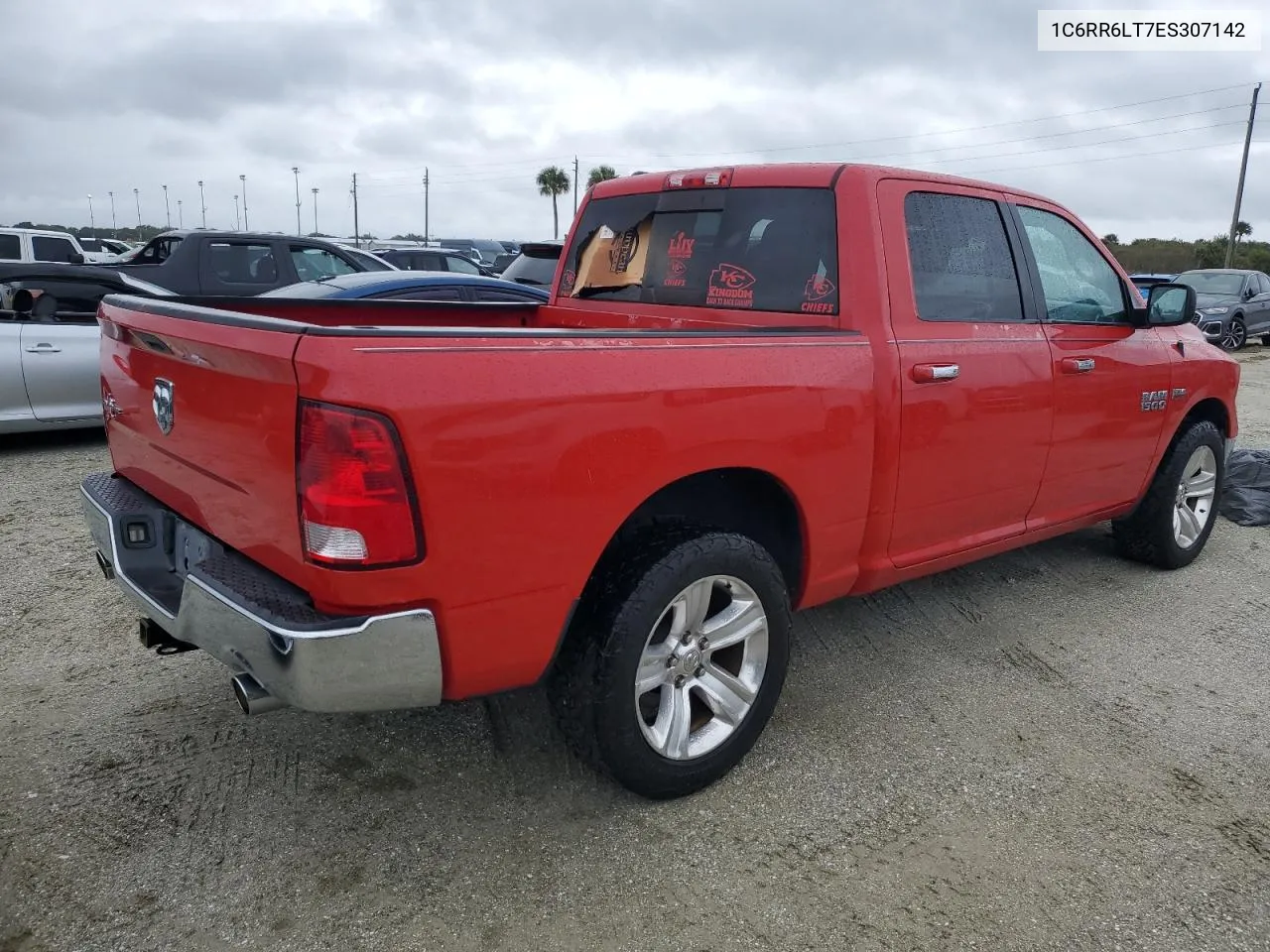 2014 Ram 1500 Slt VIN: 1C6RR6LT7ES307142 Lot: 74415714