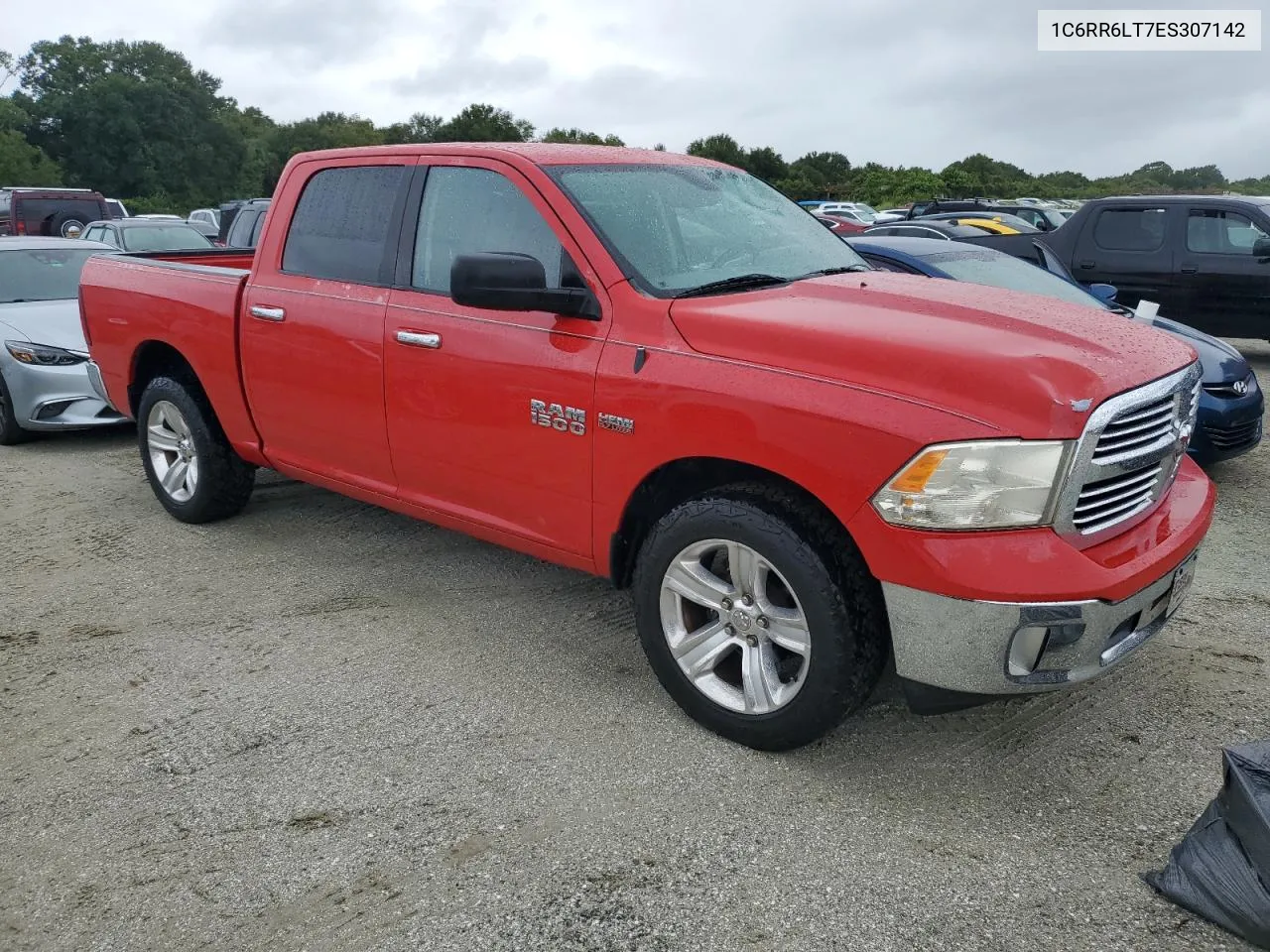 2014 Ram 1500 Slt VIN: 1C6RR6LT7ES307142 Lot: 74415714