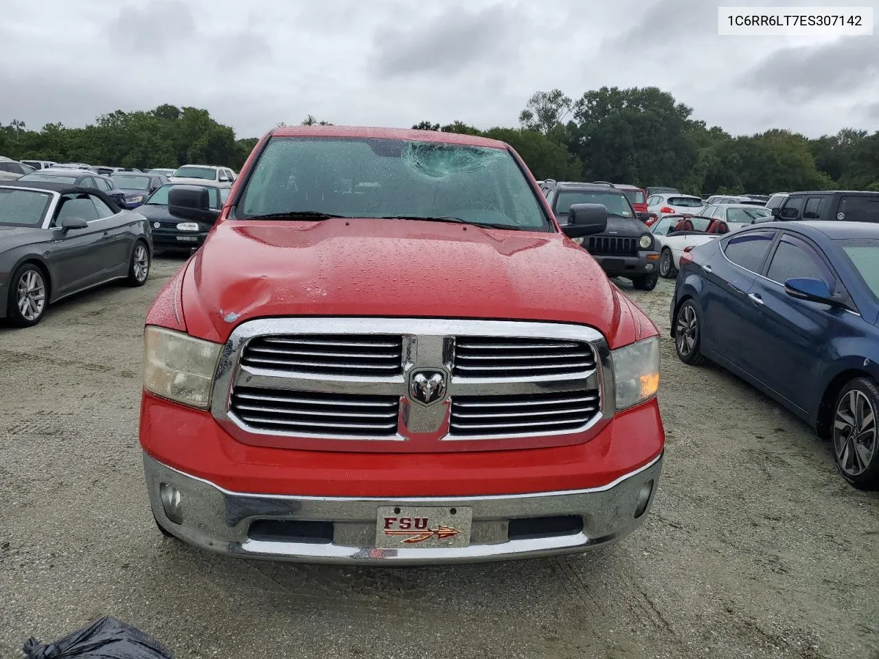 2014 Ram 1500 Slt VIN: 1C6RR6LT7ES307142 Lot: 74415714