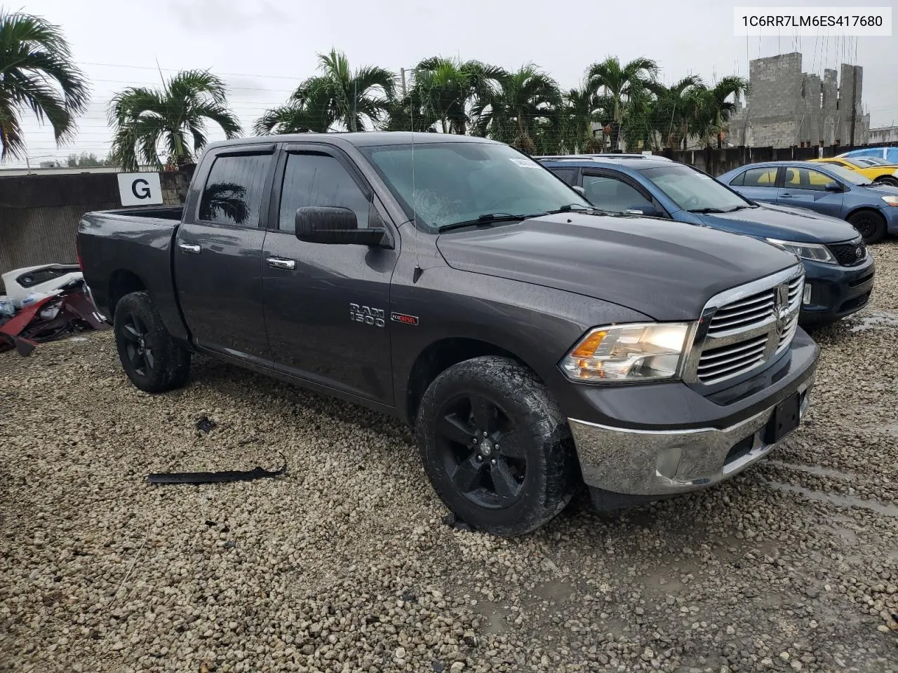 2014 Ram 1500 Slt VIN: 1C6RR7LM6ES417680 Lot: 74810714