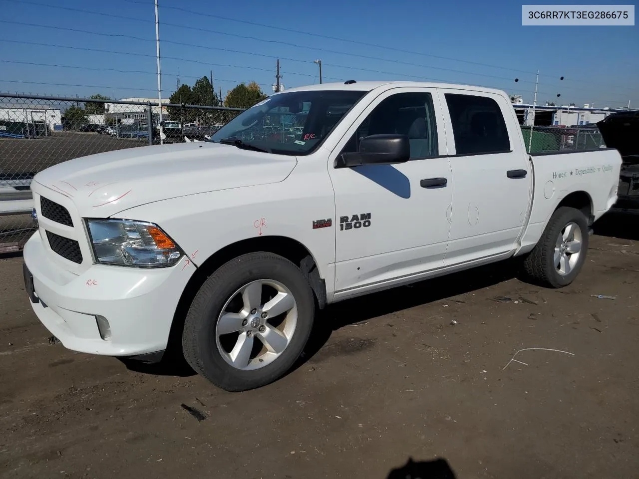 2014 Ram 1500 St VIN: 3C6RR7KT3EG286675 Lot: 74932884