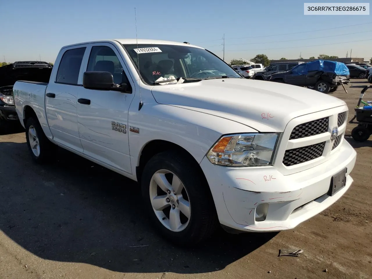 2014 Ram 1500 St VIN: 3C6RR7KT3EG286675 Lot: 74932884