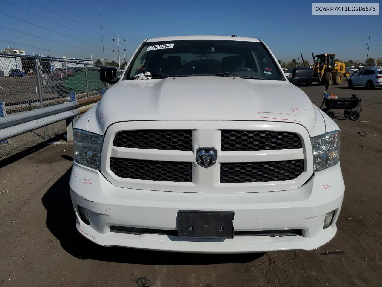 2014 Ram 1500 St VIN: 3C6RR7KT3EG286675 Lot: 74932884