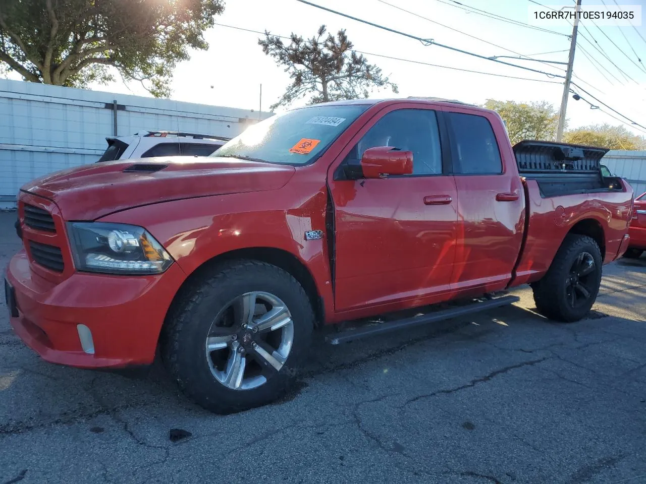 2014 Ram 1500 Sport VIN: 1C6RR7HT0ES194035 Lot: 75124494