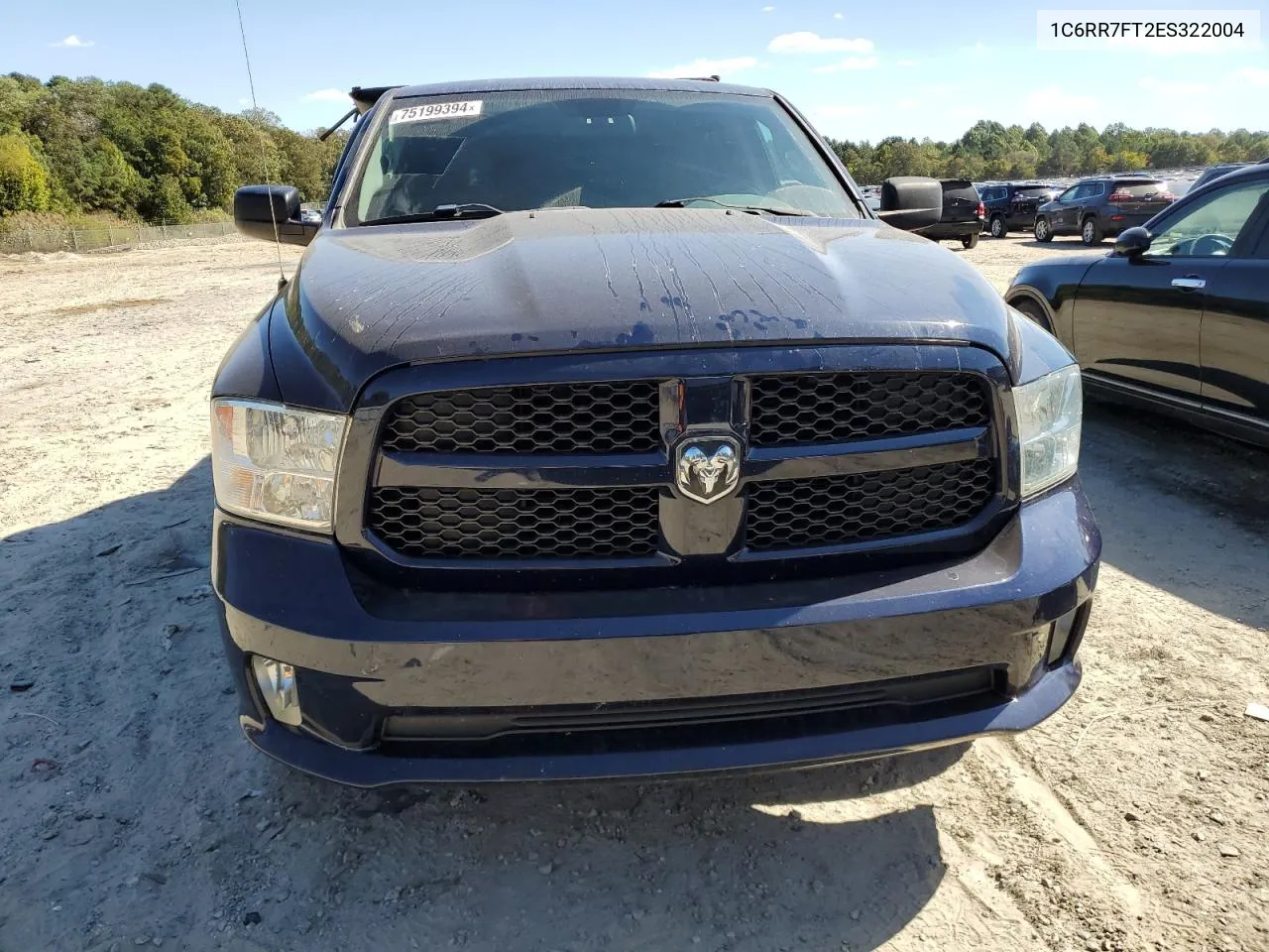 2014 Ram 1500 St VIN: 1C6RR7FT2ES322004 Lot: 75199394