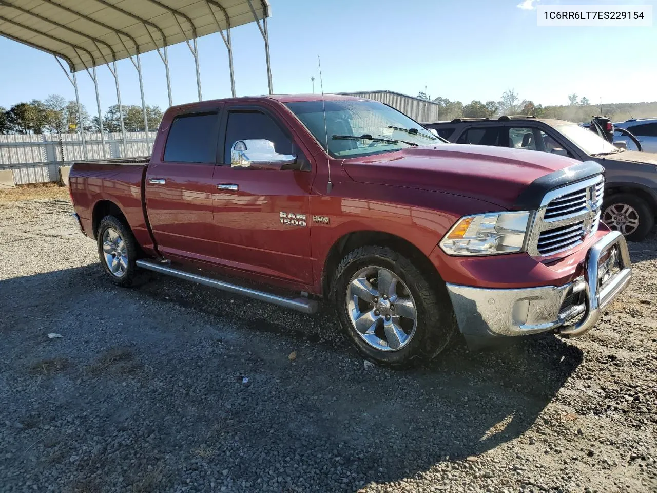 2014 Ram 1500 Slt VIN: 1C6RR6LT7ES229154 Lot: 75312304