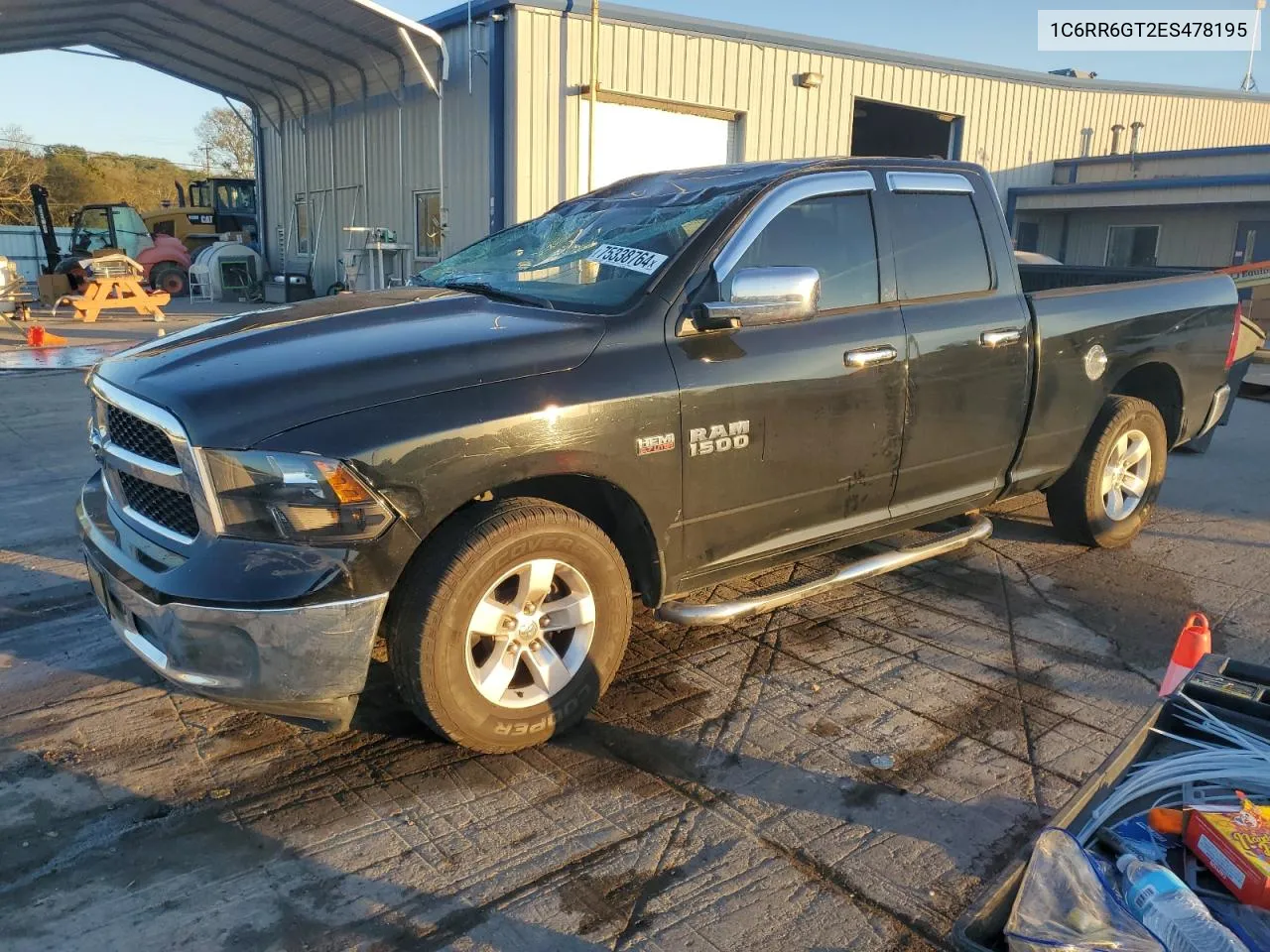 2014 Ram 1500 Slt VIN: 1C6RR6GT2ES478195 Lot: 75338764