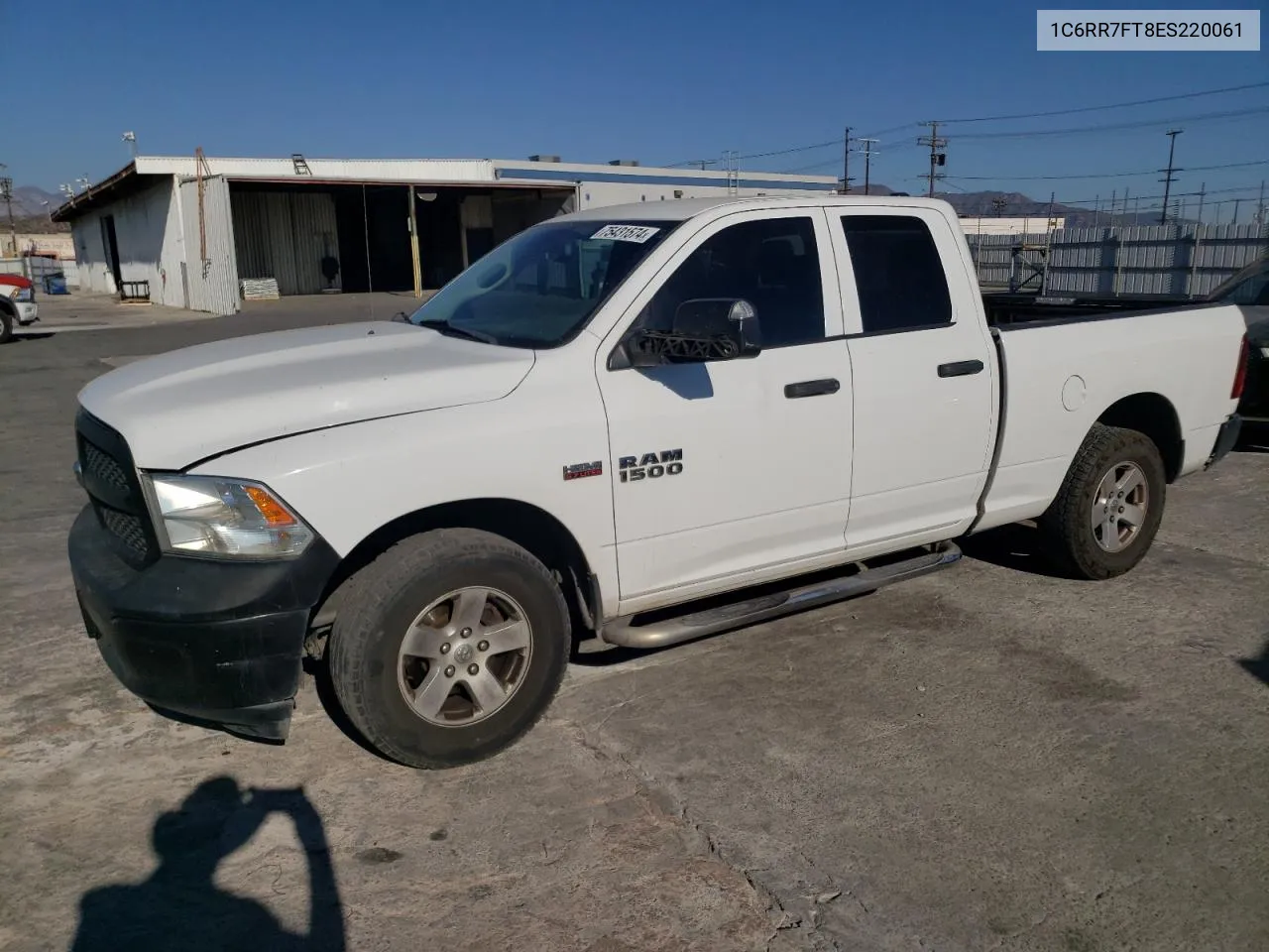 2014 Ram 1500 St VIN: 1C6RR7FT8ES220061 Lot: 75431574