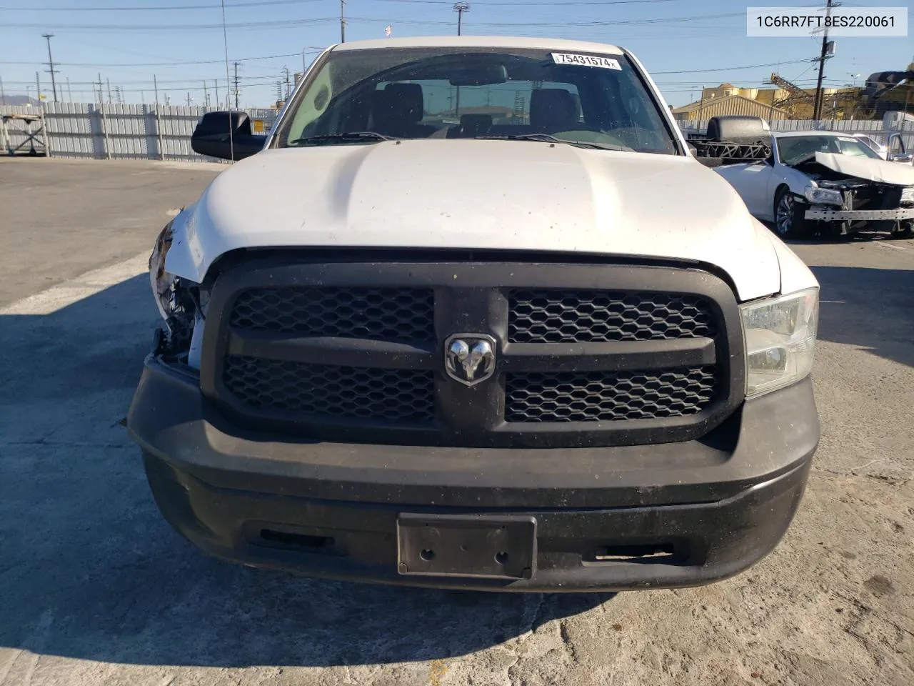 2014 Ram 1500 St VIN: 1C6RR7FT8ES220061 Lot: 75431574