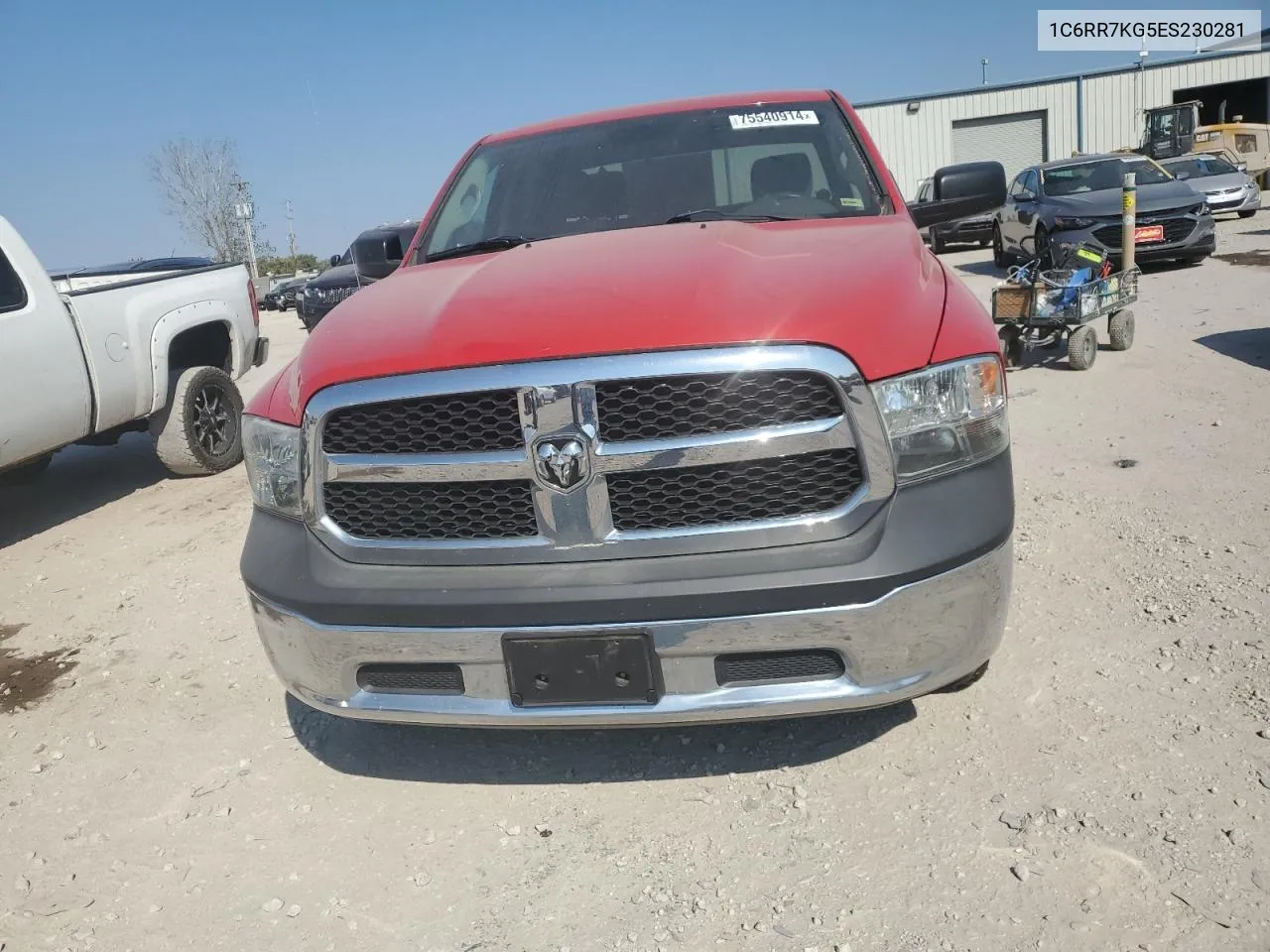 2014 Ram 1500 St VIN: 1C6RR7KG5ES230281 Lot: 75540914