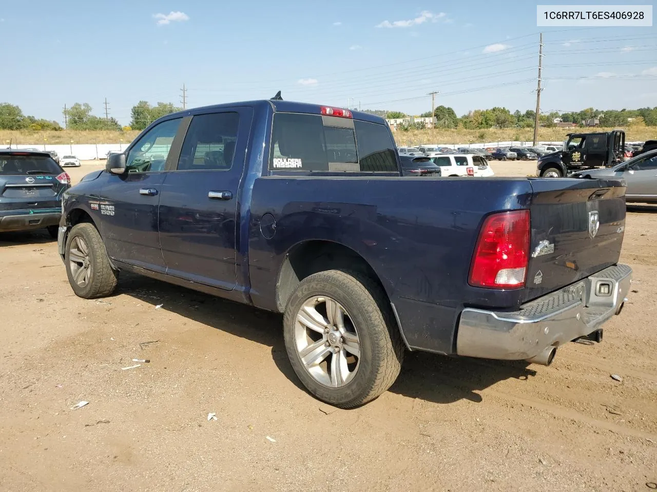 2014 Ram 1500 Slt VIN: 1C6RR7LT6ES406928 Lot: 75700014