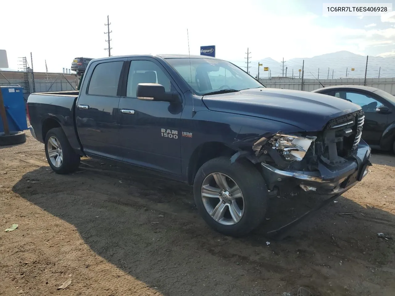 2014 Ram 1500 Slt VIN: 1C6RR7LT6ES406928 Lot: 75700014