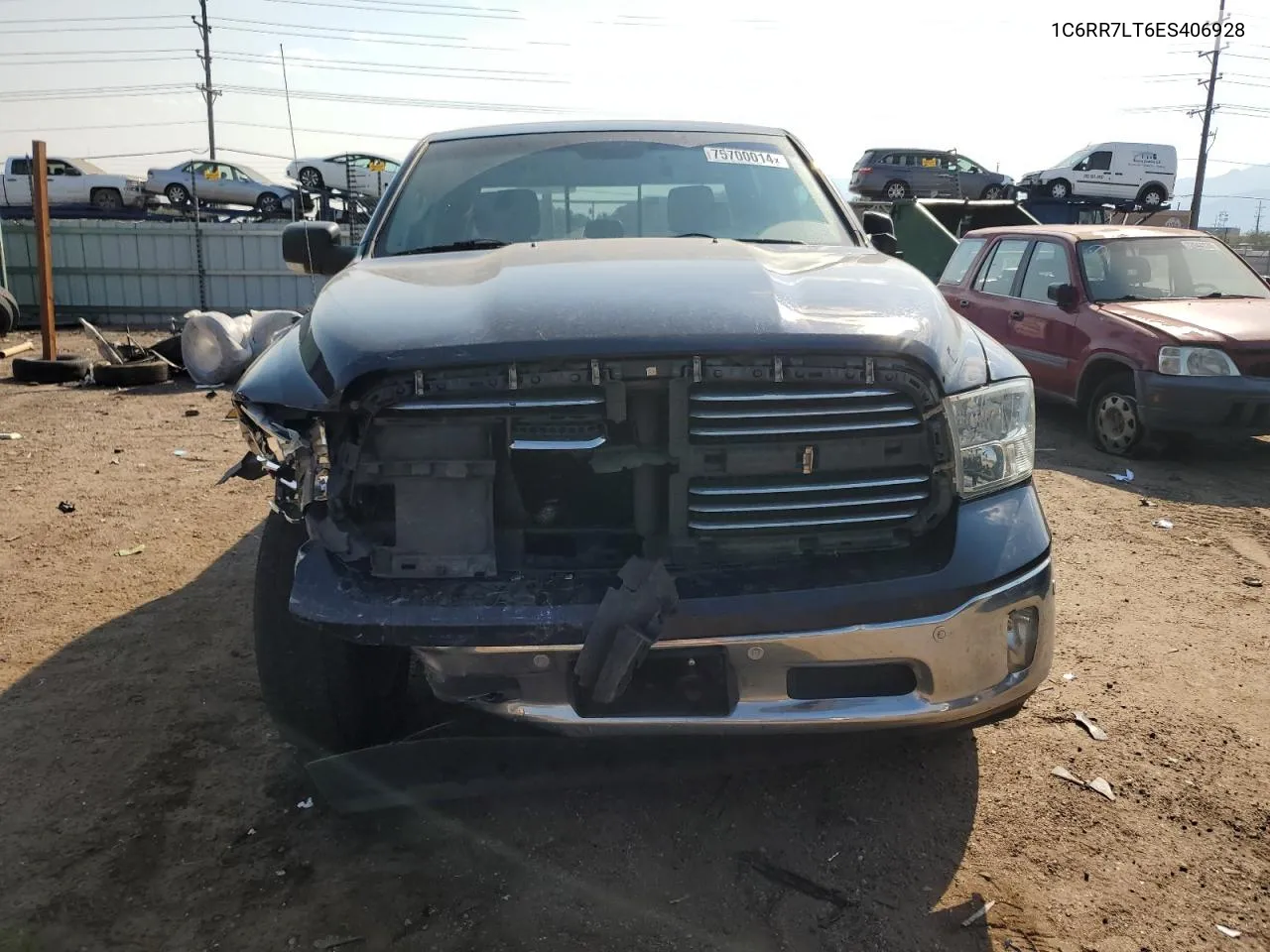 2014 Ram 1500 Slt VIN: 1C6RR7LT6ES406928 Lot: 75700014