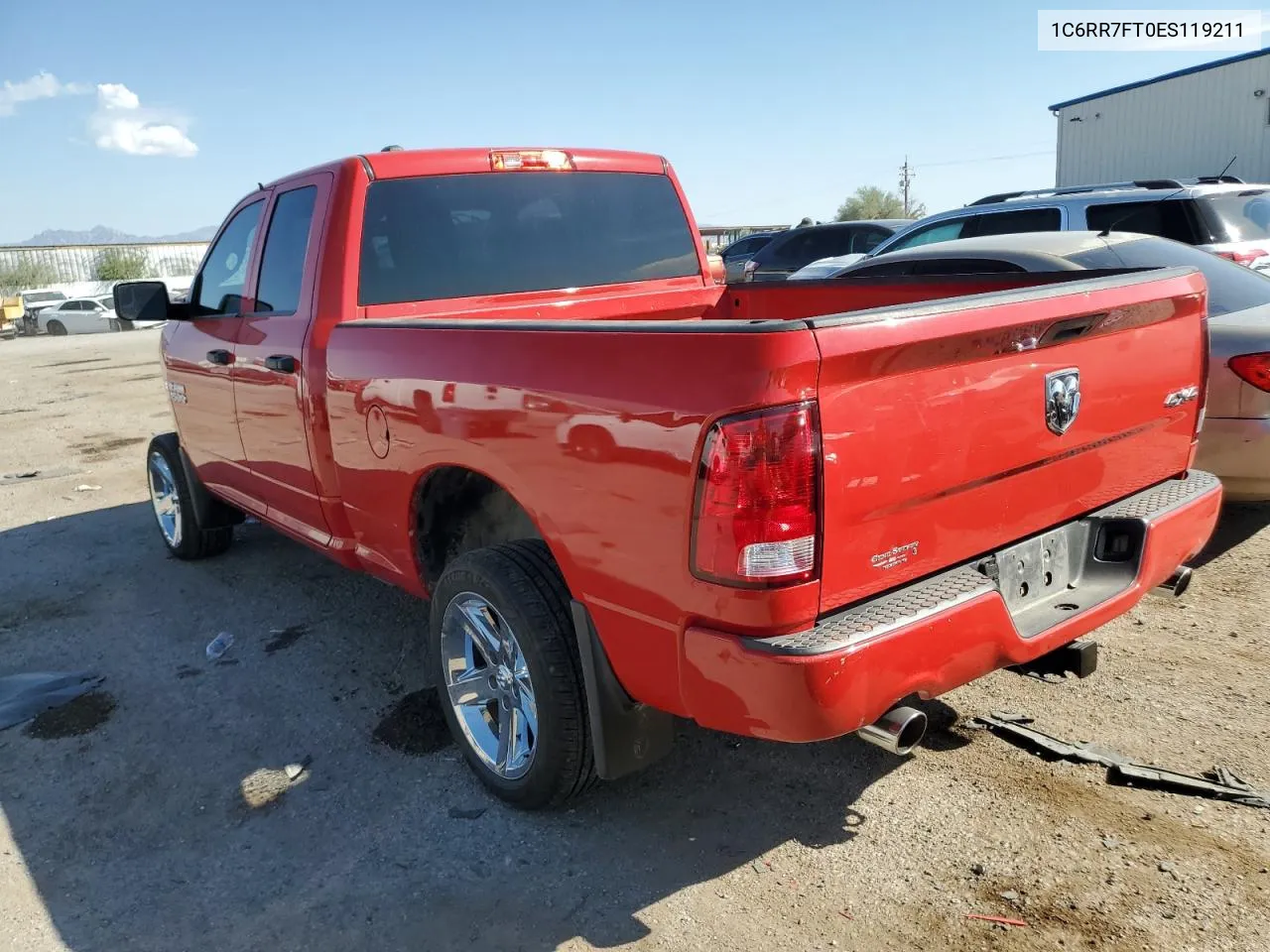 2014 Ram 1500 St VIN: 1C6RR7FT0ES119211 Lot: 75753854