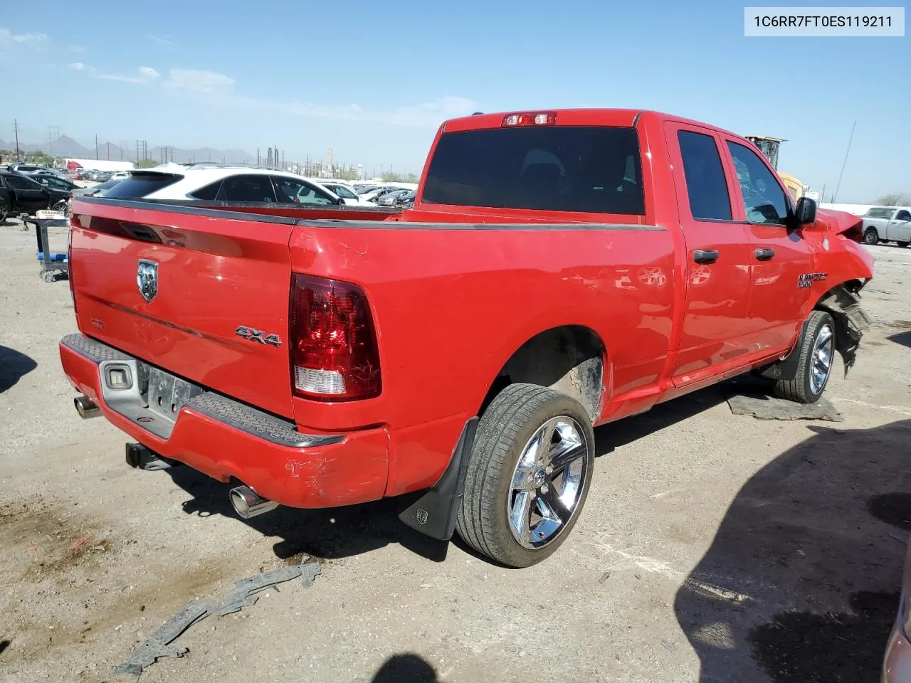 2014 Ram 1500 St VIN: 1C6RR7FT0ES119211 Lot: 75753854