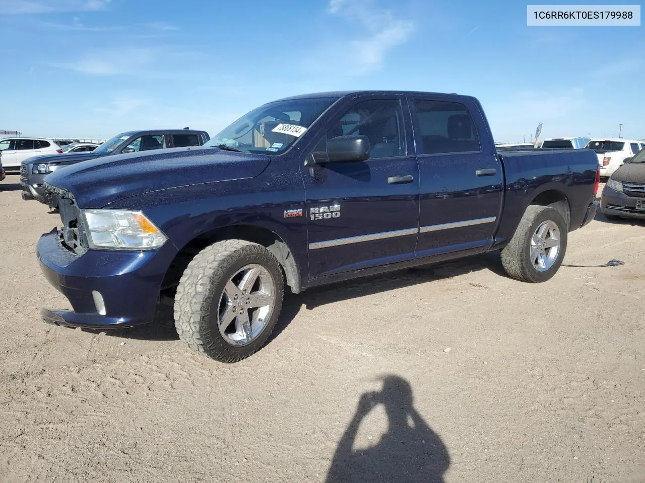 2014 Ram 1500 St VIN: 1C6RR6KT0ES179988 Lot: 75888154