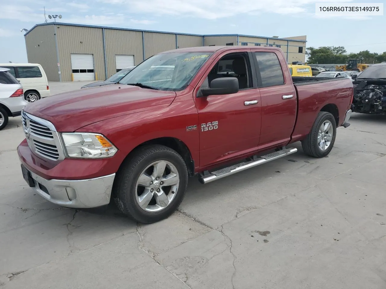 2014 Ram 1500 Slt VIN: 1C6RR6GT3ES149375 Lot: 75892024