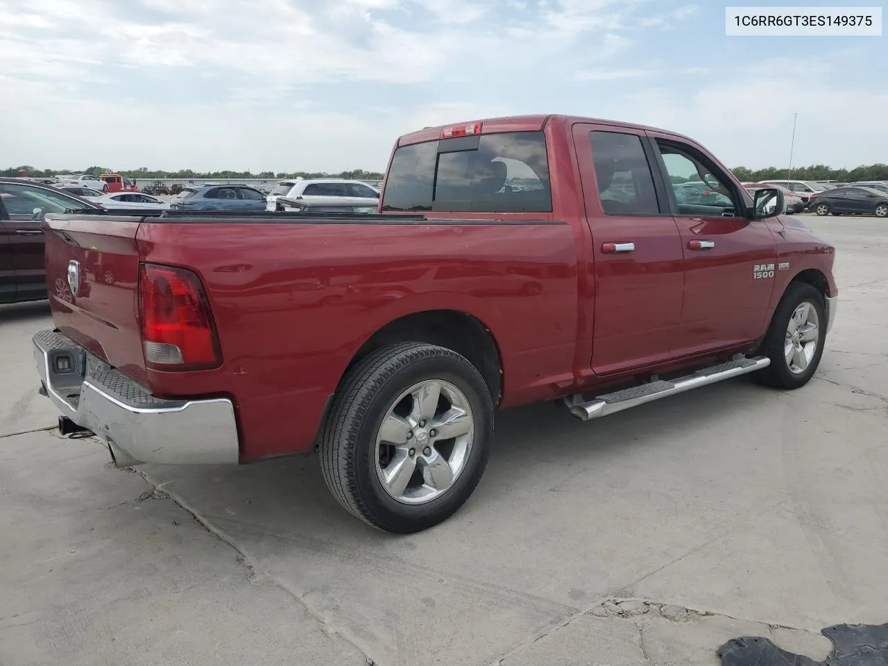 2014 Ram 1500 Slt VIN: 1C6RR6GT3ES149375 Lot: 75892024