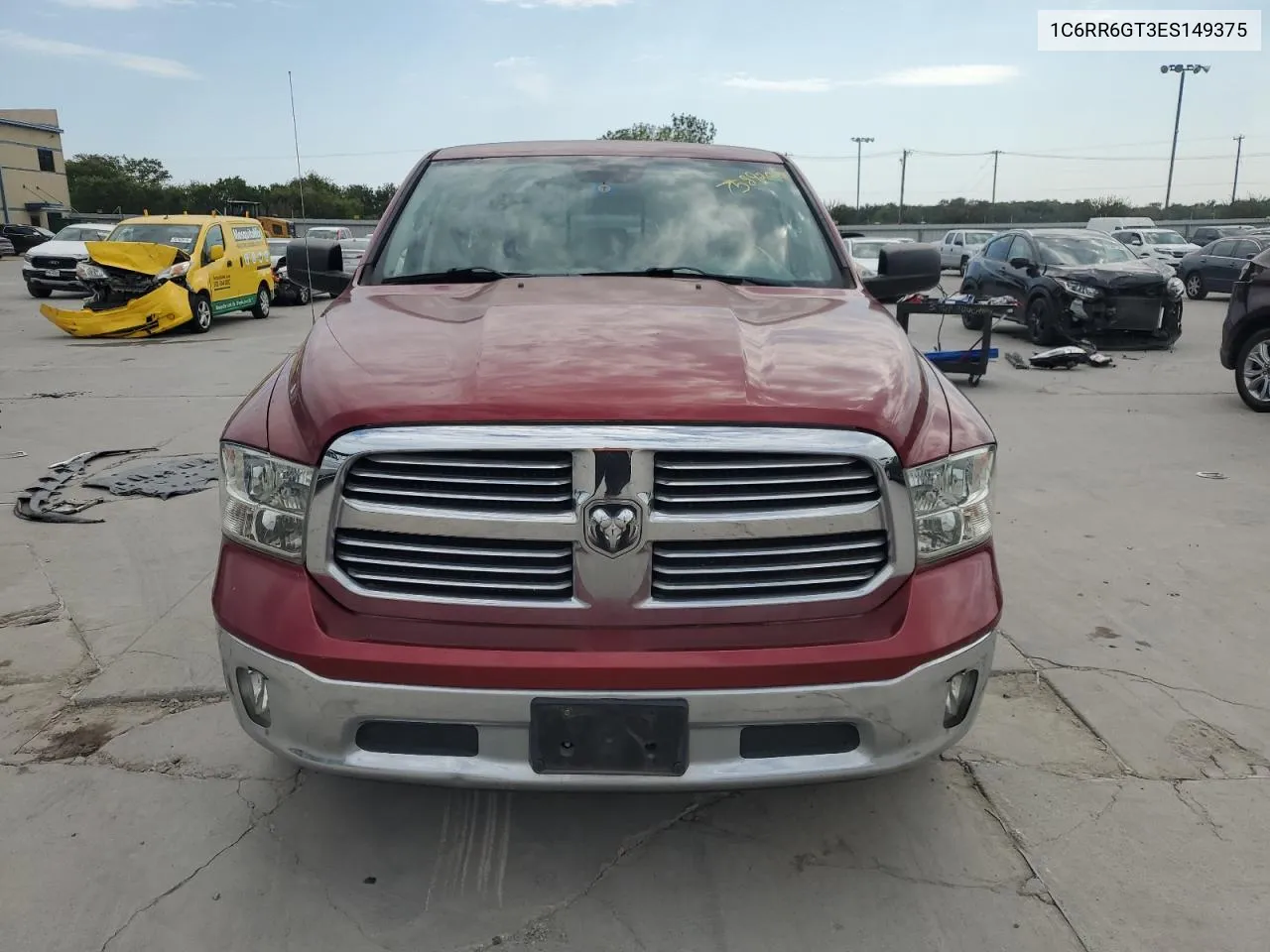 2014 Ram 1500 Slt VIN: 1C6RR6GT3ES149375 Lot: 75892024