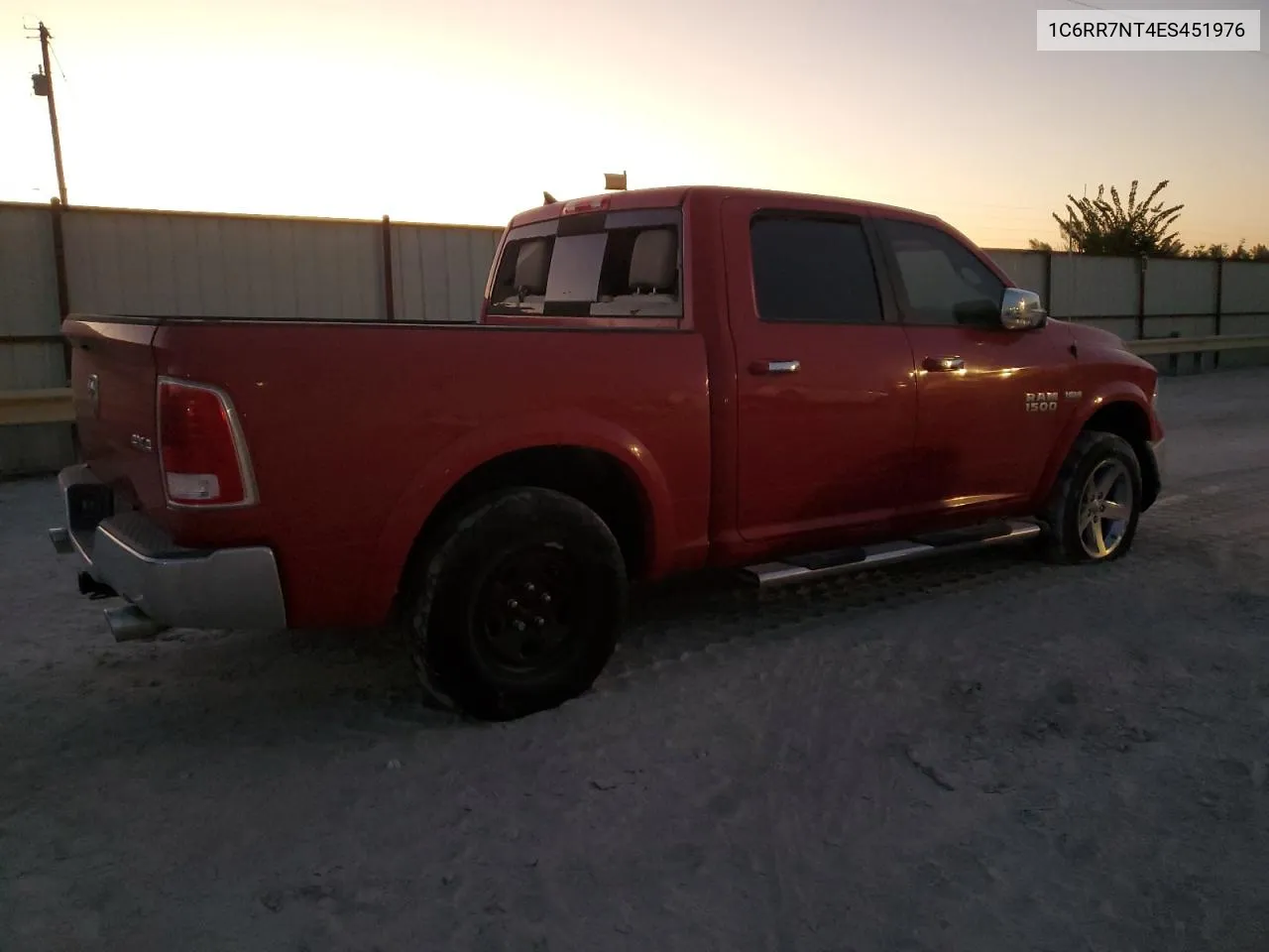 2014 Ram 1500 Laramie VIN: 1C6RR7NT4ES451976 Lot: 75938944