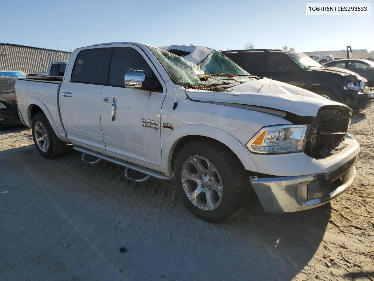 2014 Ram 1500 Laramie VIN: 1C6RR6NT9ES293533 Lot: 76123214