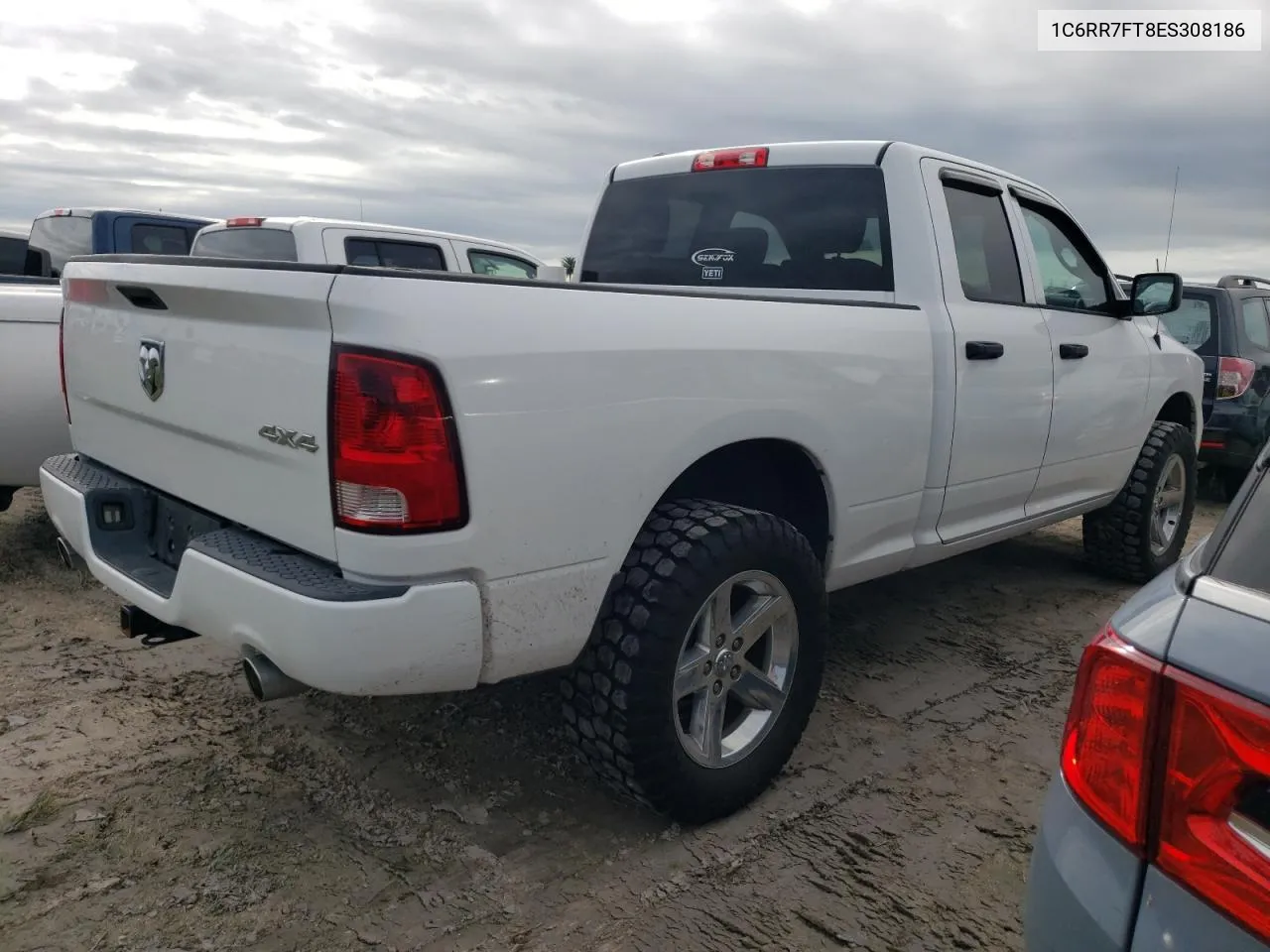 2014 Ram 1500 St VIN: 1C6RR7FT8ES308186 Lot: 76163444